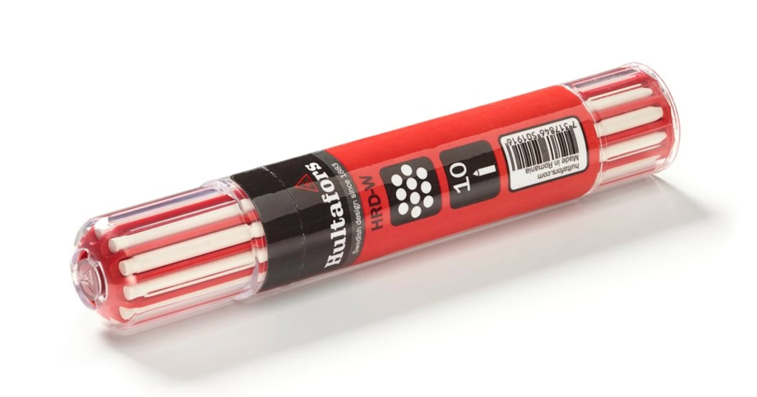 Hultafors HRD-W Markeerpotlood navulling (10st) - Wit-image