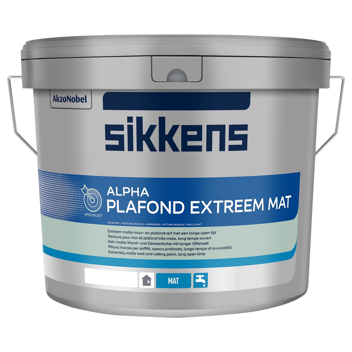 Sikkens Alpha Plafond Extreem Mat - op kleur gemengd - 10 L-image