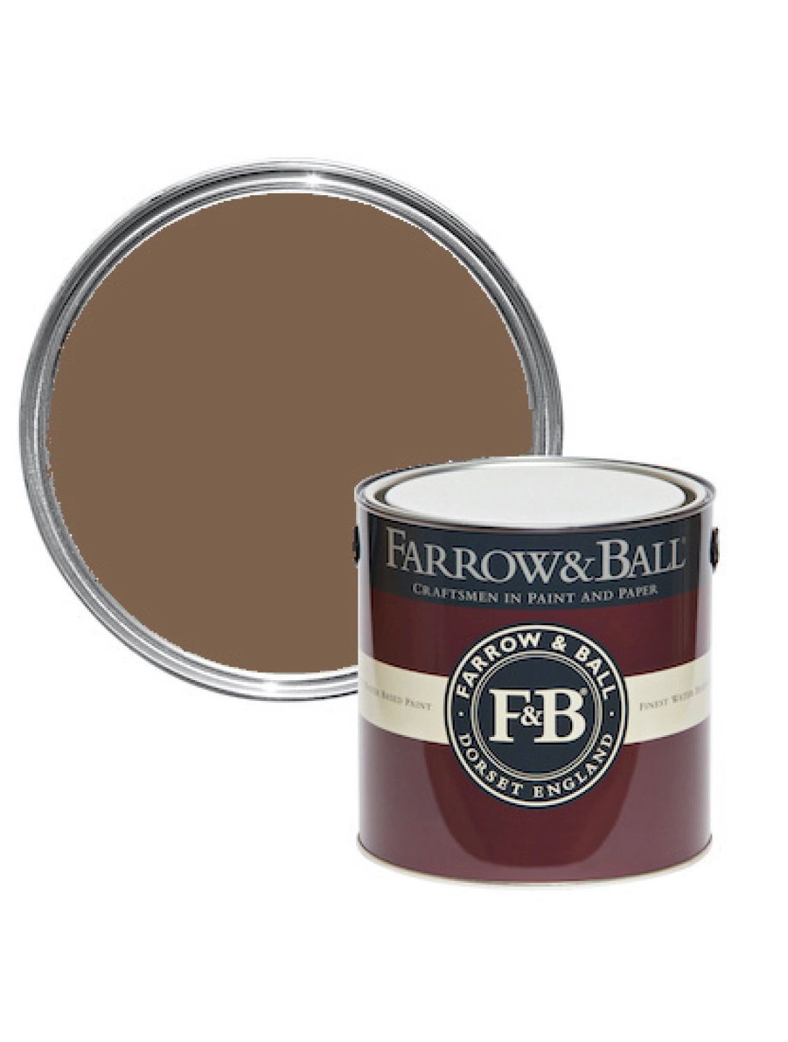 Farrow & Ball Flat Eggshell Wainscot No.55 - 2,5L-image