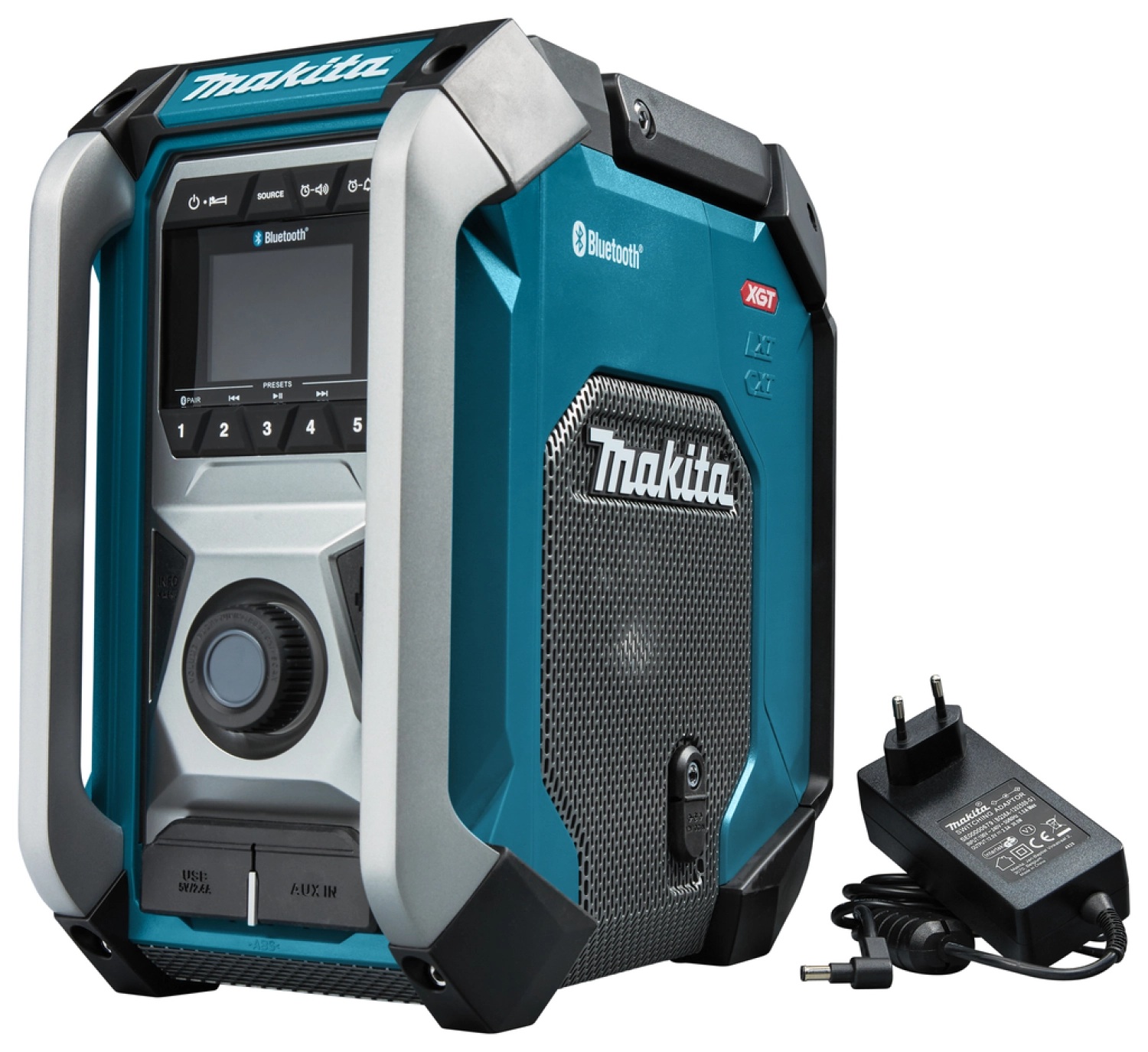 Makita MR006GZ XGT 40V Max Li-Ion accu bouwradio - FM/AM - bluetooth - werkt op netstroom & accu-image