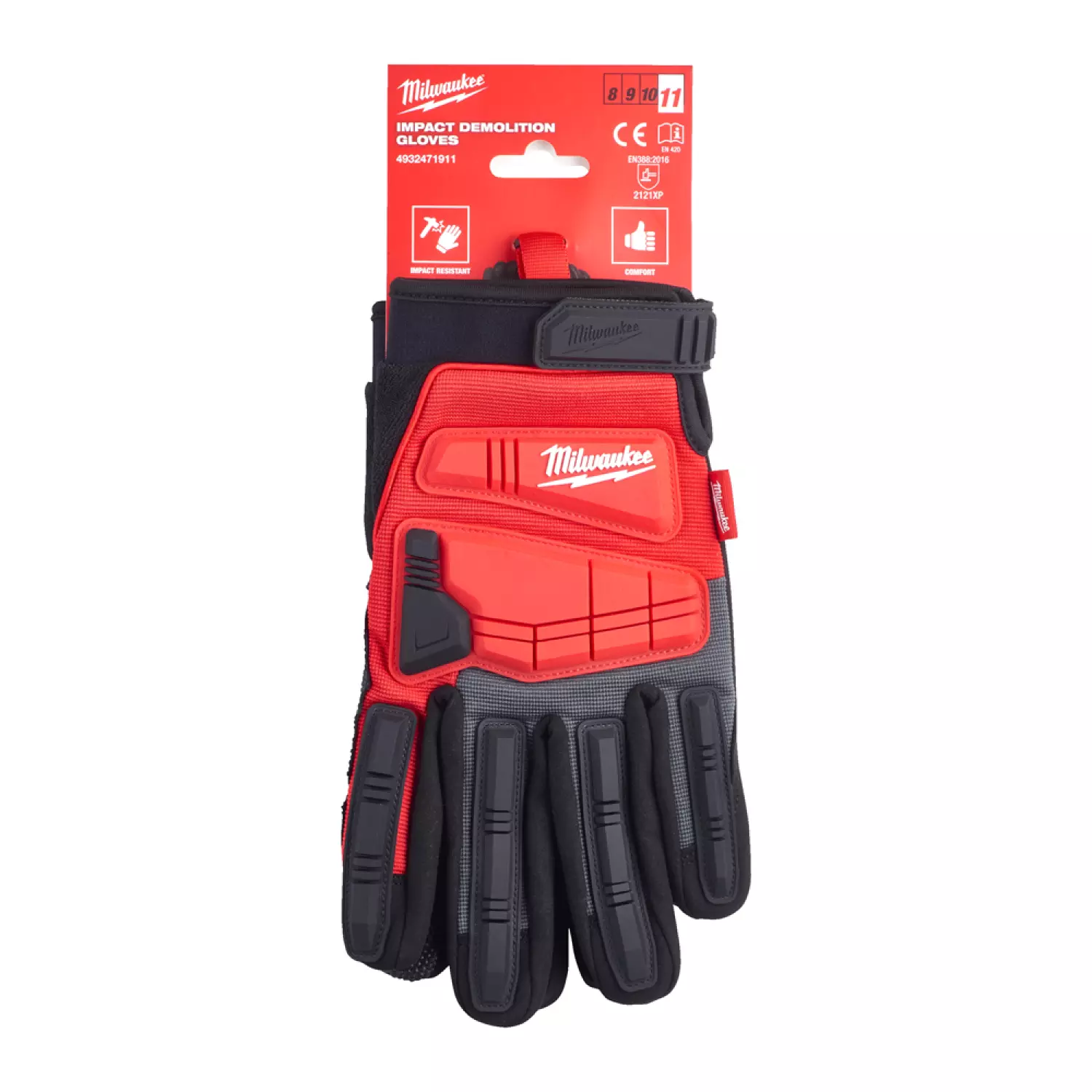 Milwaukee 4932471911 Impact sloophandschoenen - 11/XXL-image