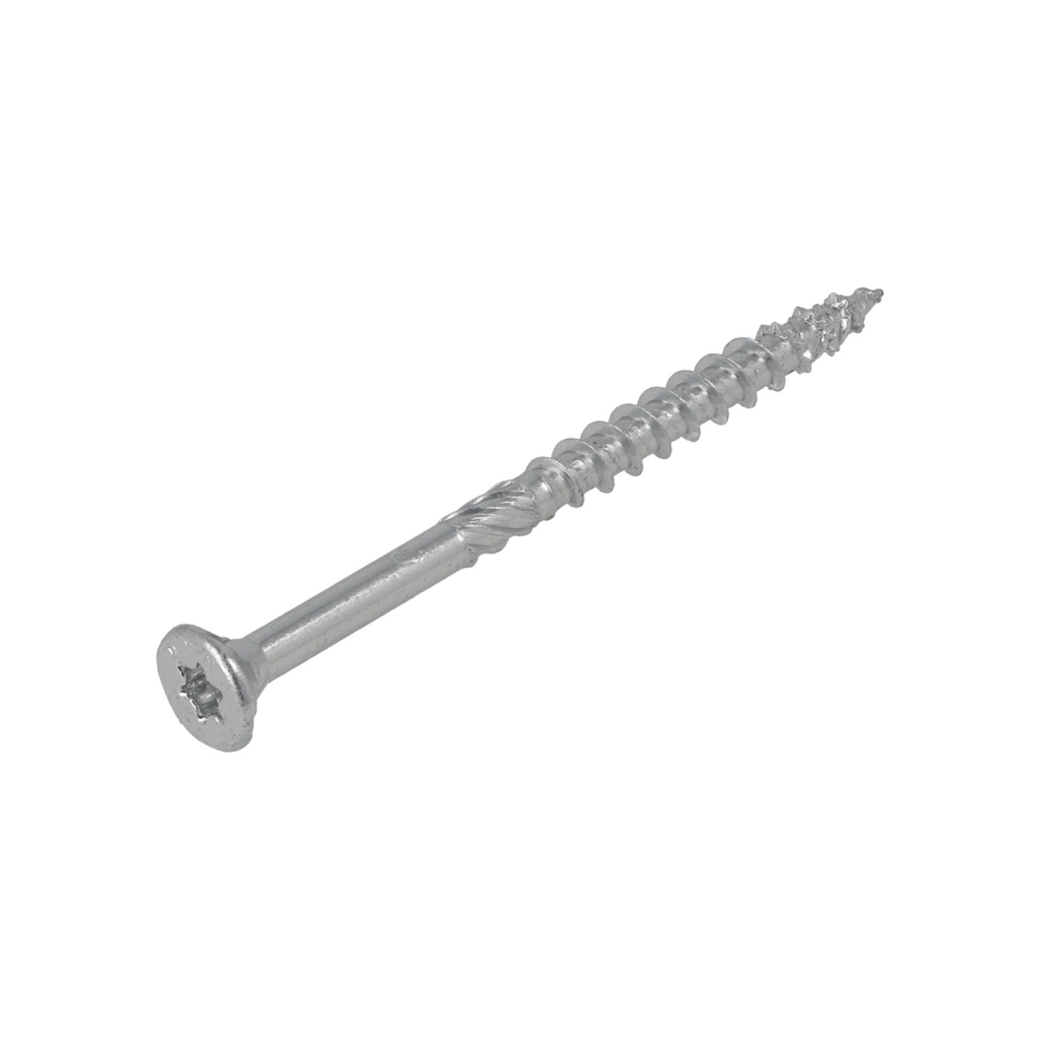 DynaPlus 0281.01.50401 Constructieschroef - TX30 - 6.0 x 80/42mm - Platkop - Deeldraad - Verzinkt (100st)-image
