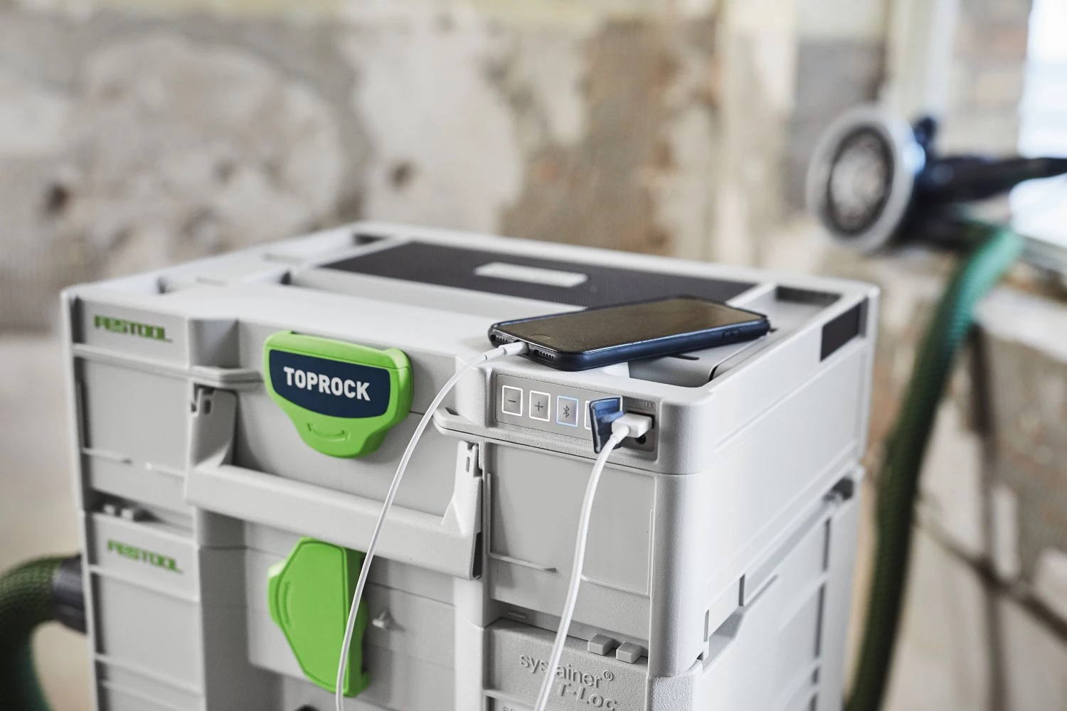 Festool SYS3 BT20 M 137 USB-C TOPROCK Bluetooth speaker incl. netstroom kabel