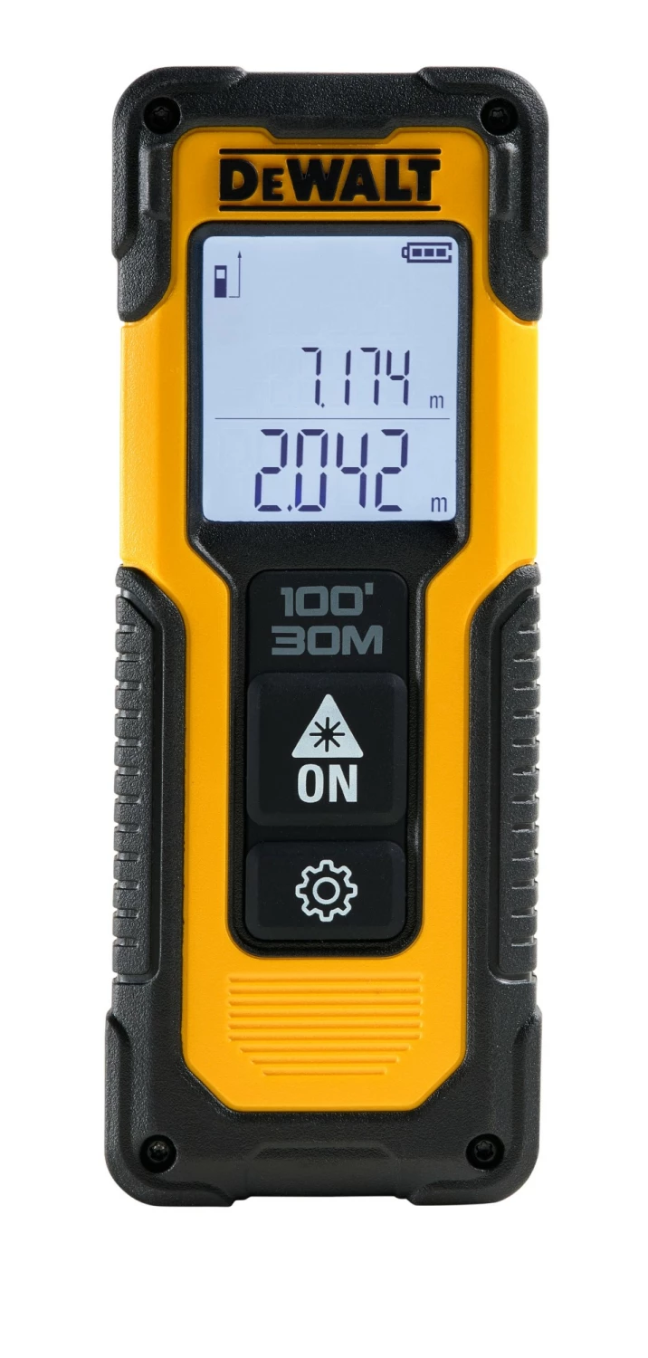 DeWALT DWHT77100-XJ Digitale Afstandsmeter - 30 m - 2x 1,5V AAA batterijen