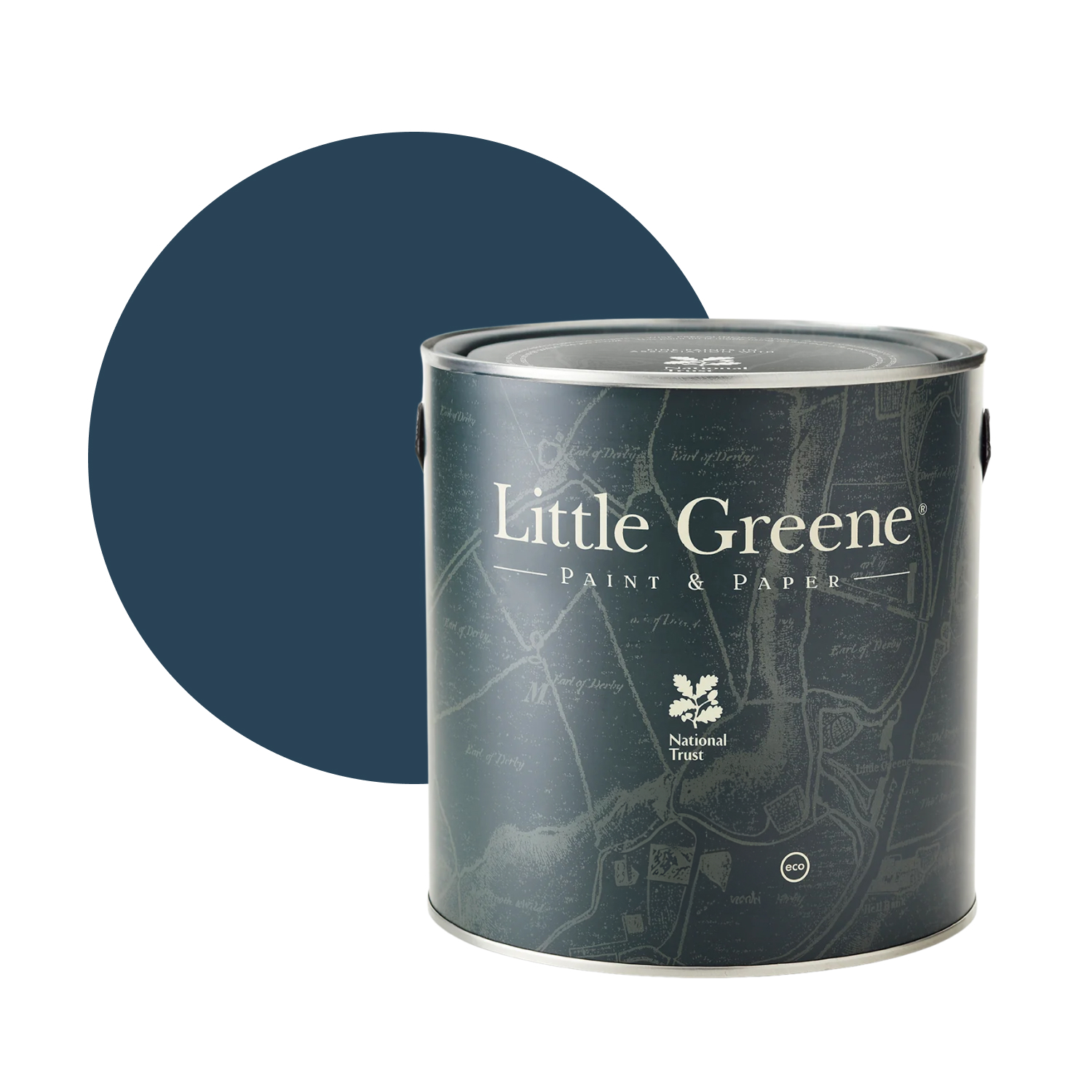 Little Greene Interior Oil Eggshell - Royal Navy No. 257 - 1L