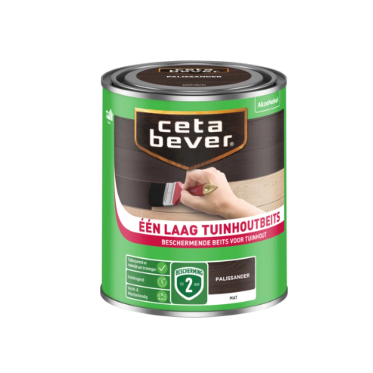 Cetabever Een Laag Tuinhoutbeits - palissander - 0,75L-image