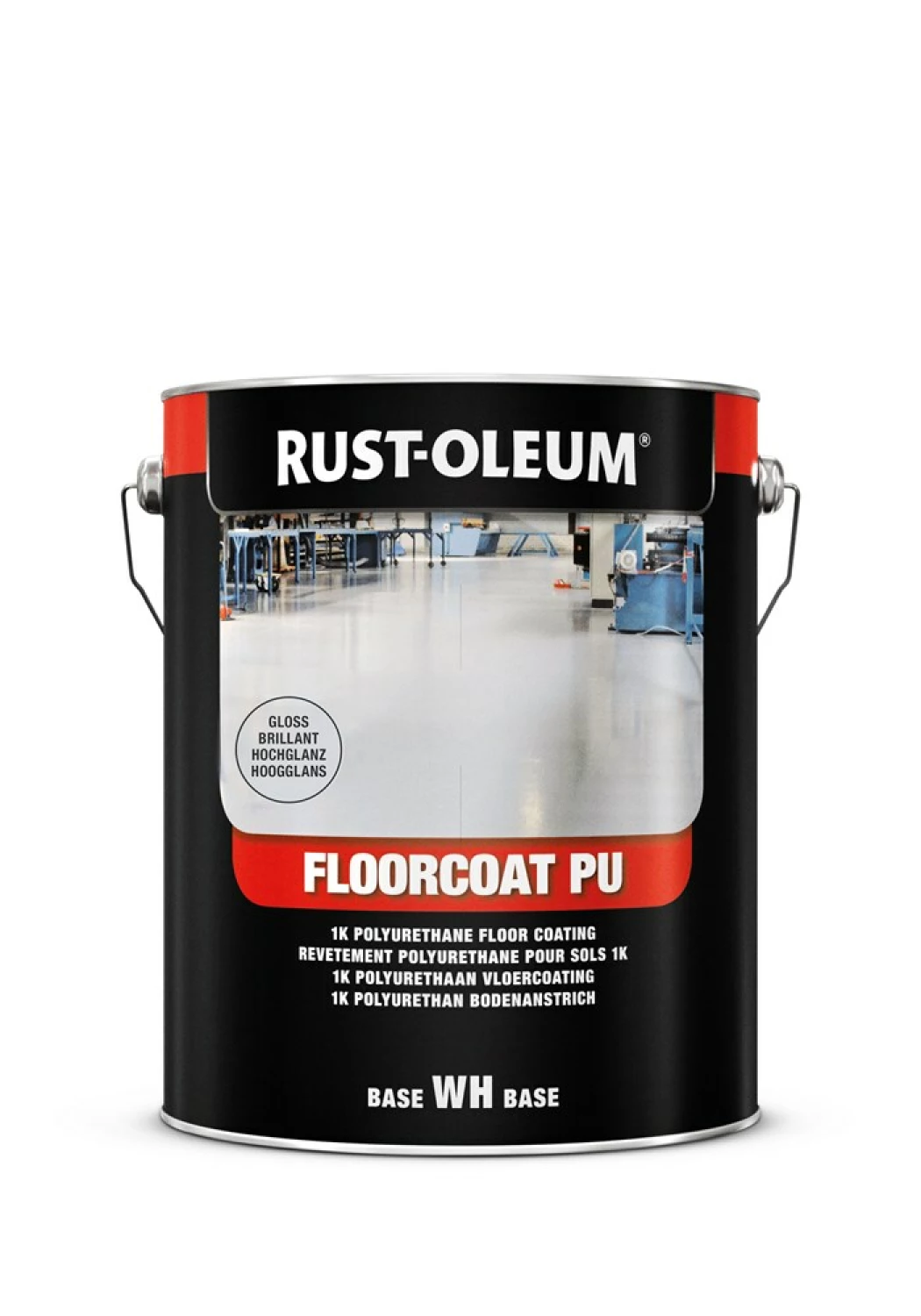 Rust-Oleum 7250 FLOORCOAT PU SATIN BASE TR 5L-image