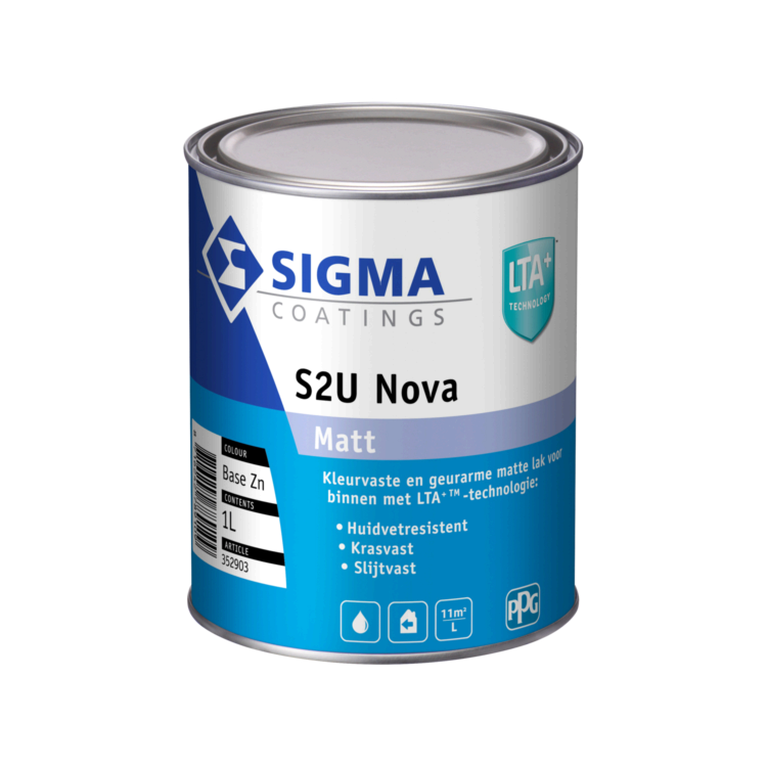 Sigma S2U Nova Matt - op kleur gemengd - 0,5L - lak-image