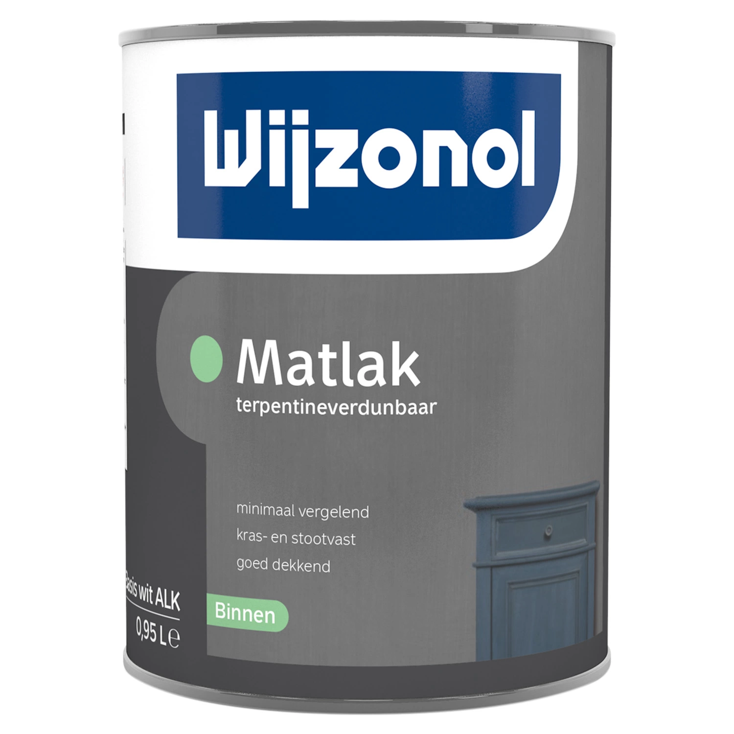 Wijzonol Matlak Interieur terpentineverdunbaar - op kleur gemengd - 1L-image