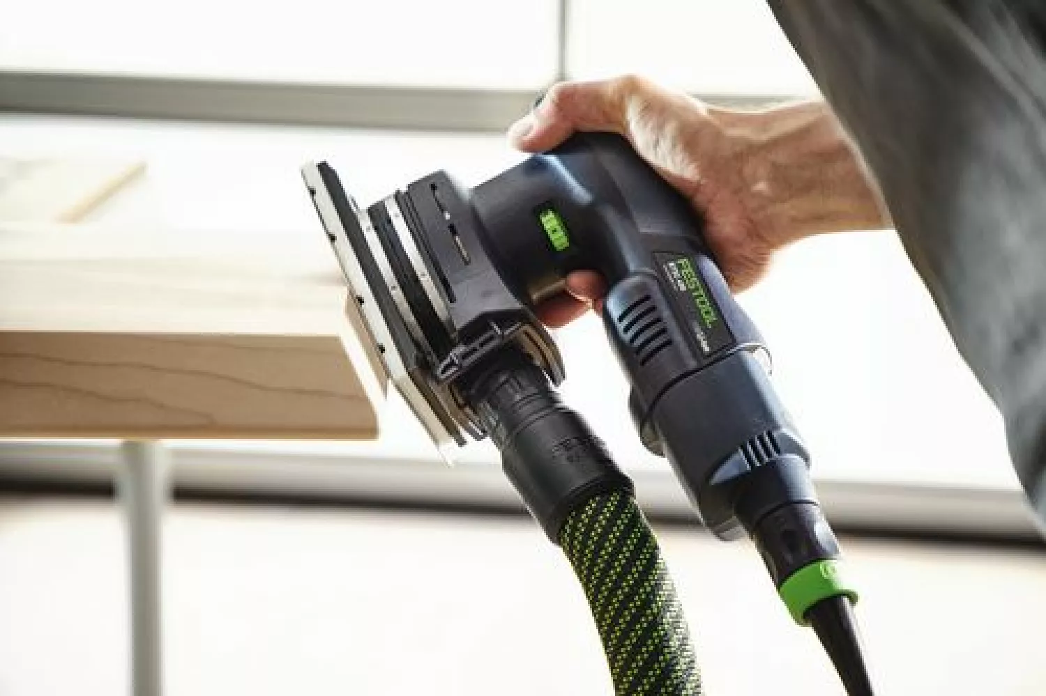 Festool RTSC 400-Basic ERGO 18V Li-Ion accu Vlakschuurmachine in systainer - met 3.1Ah accu-image