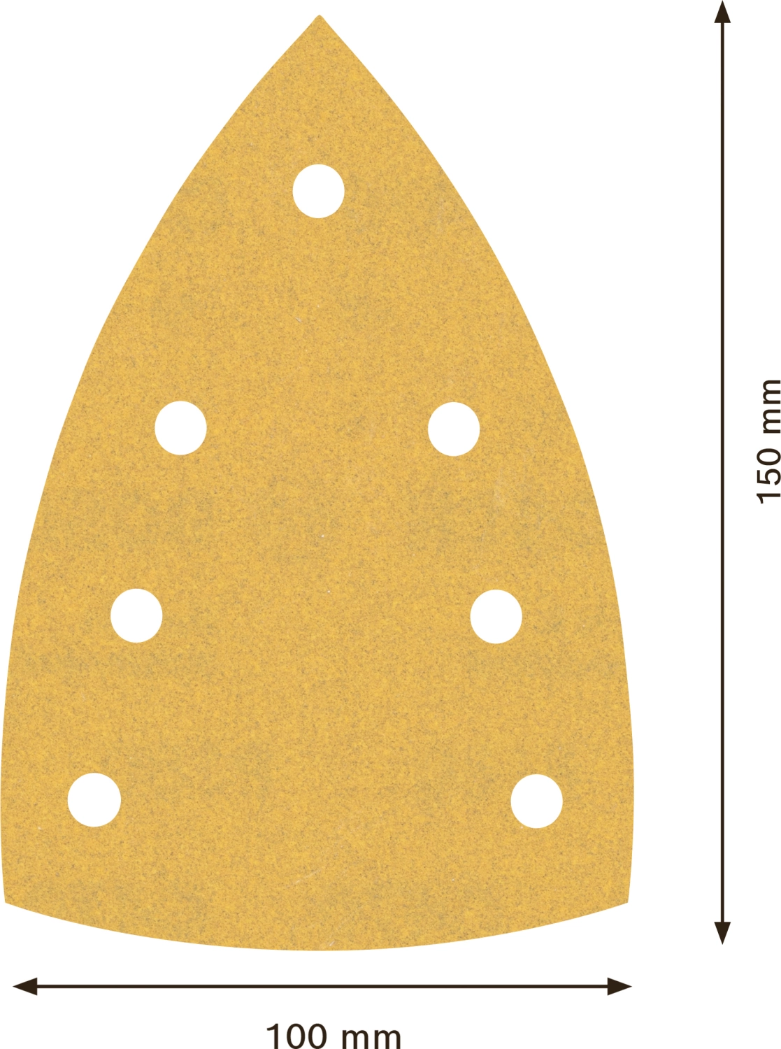 Bosch 2608901118 EXPERT Schuurvel C470 Best for Wood and Paint - 100 x 150mm - K180 - 7 gaten - 10st-image