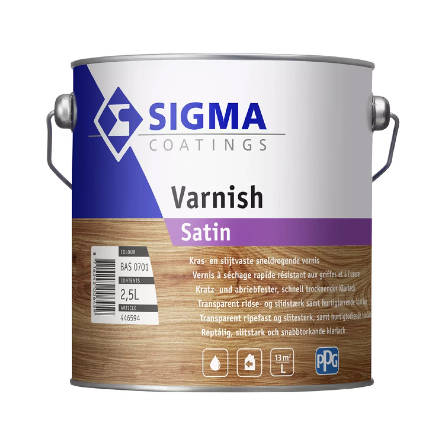 Sigma Varnish Satin - blank 0701 - 2,5L-image