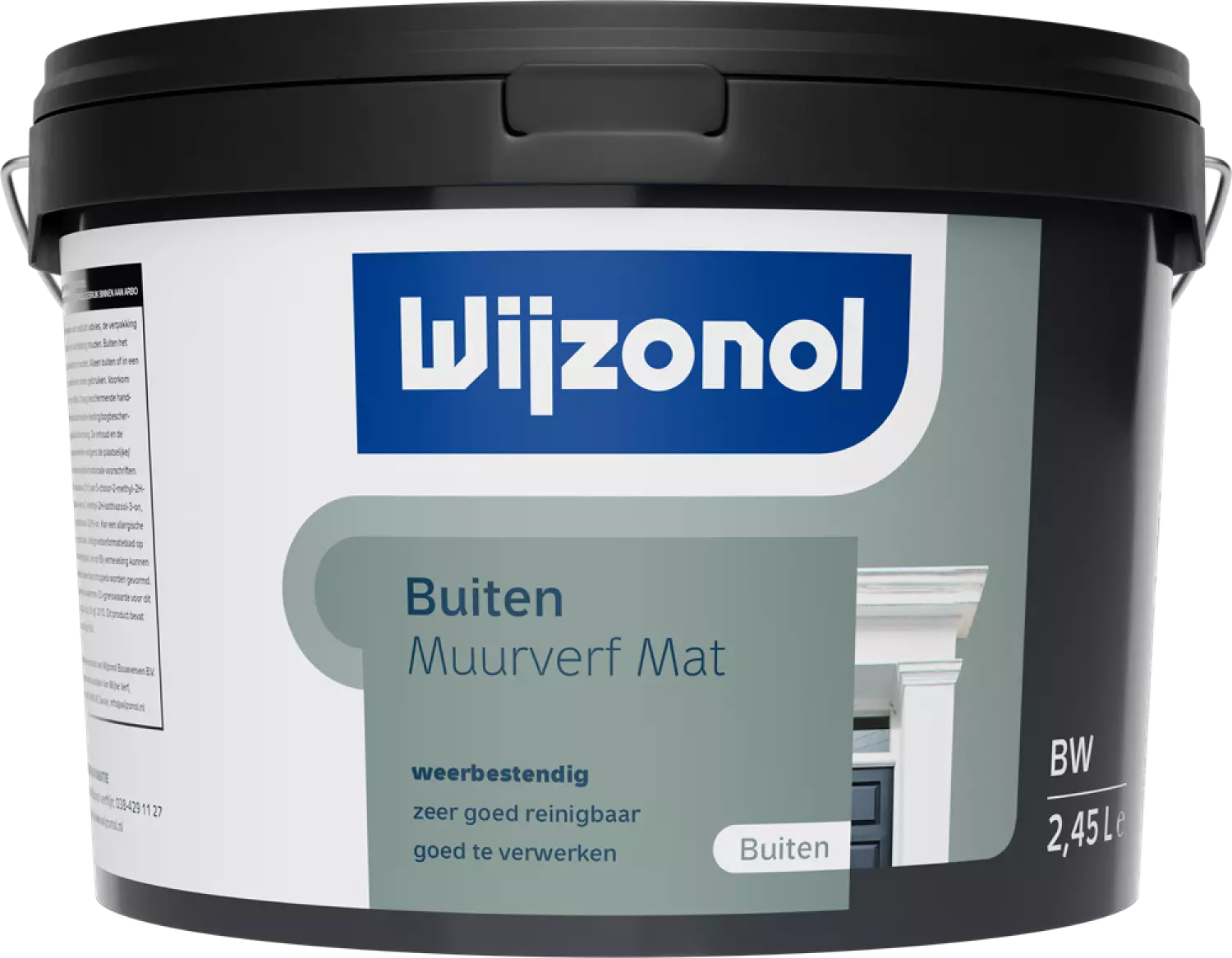 Wijzonol Muurverf voor Buiten Mat - 2,5L-image