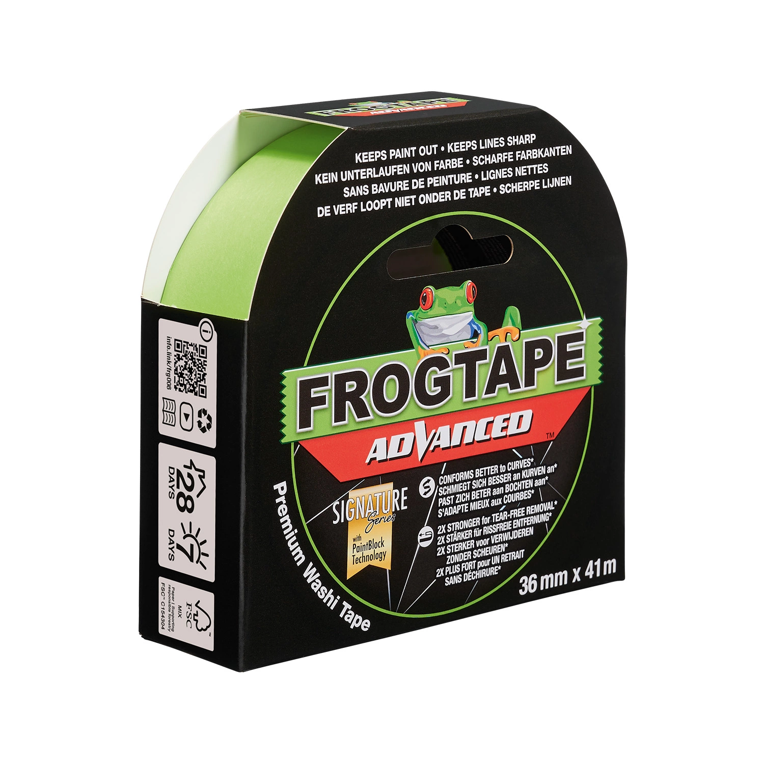 FrogTape Advanced Afplaktape 36mm x 41,1m-image