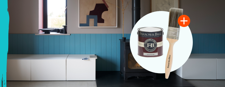 Gratis Farrow & Ball kwast.-image