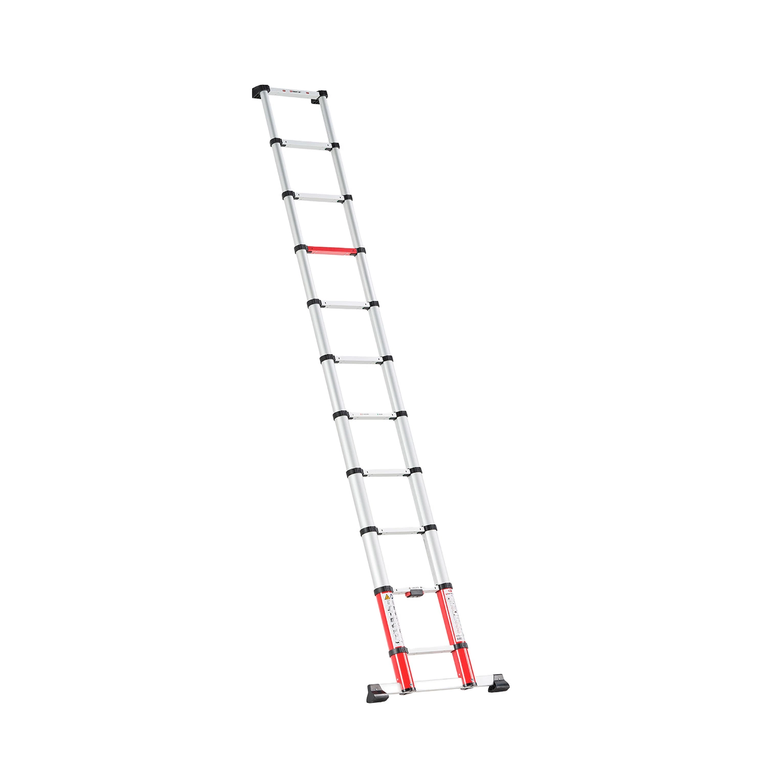 Altrex TL Smart Up Go Telescoopladder - Aluminium - 1 x 11 sporten - max. werkhoogte 4,2m - met stabiliteitsbalk