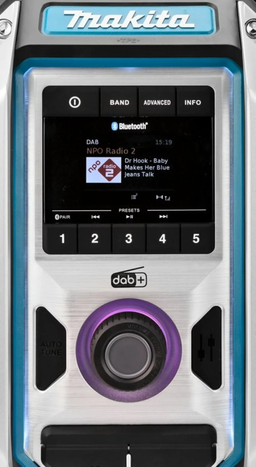 Makita DMR115 10,8-18V Li-Ion accu bouwradio - DAB+ - bluetooth-image