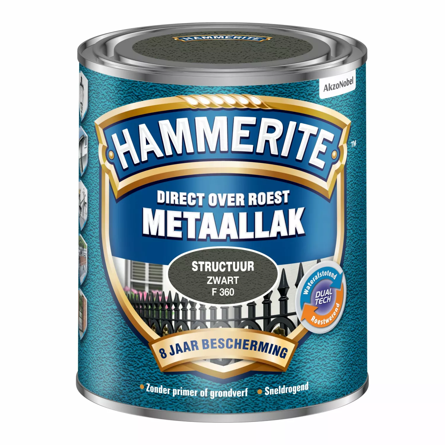 Hammerite Metaallak Structuur-image