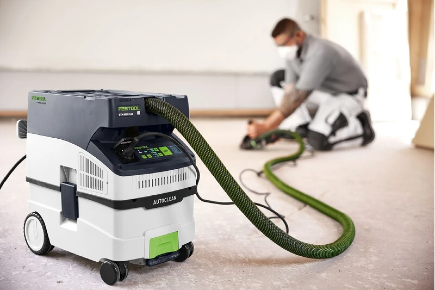 Festool CTL MIDI I AC Stofzuiger autoclean - 1200W - L-Klasse - 15L