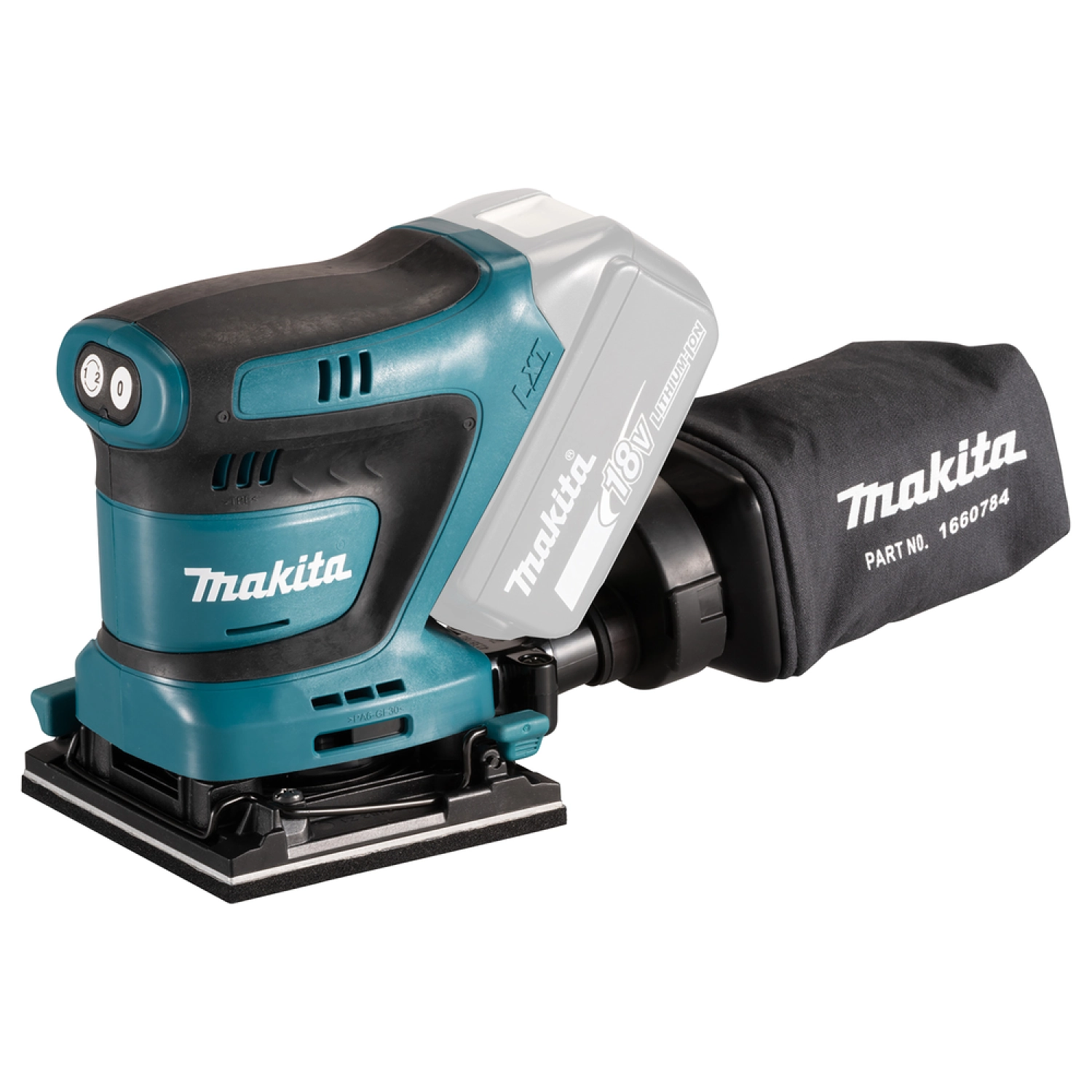 Makita DBO481Z LXT 18V Li-ion Accu vlakschuurmachine body - 114 x 140 mm-image