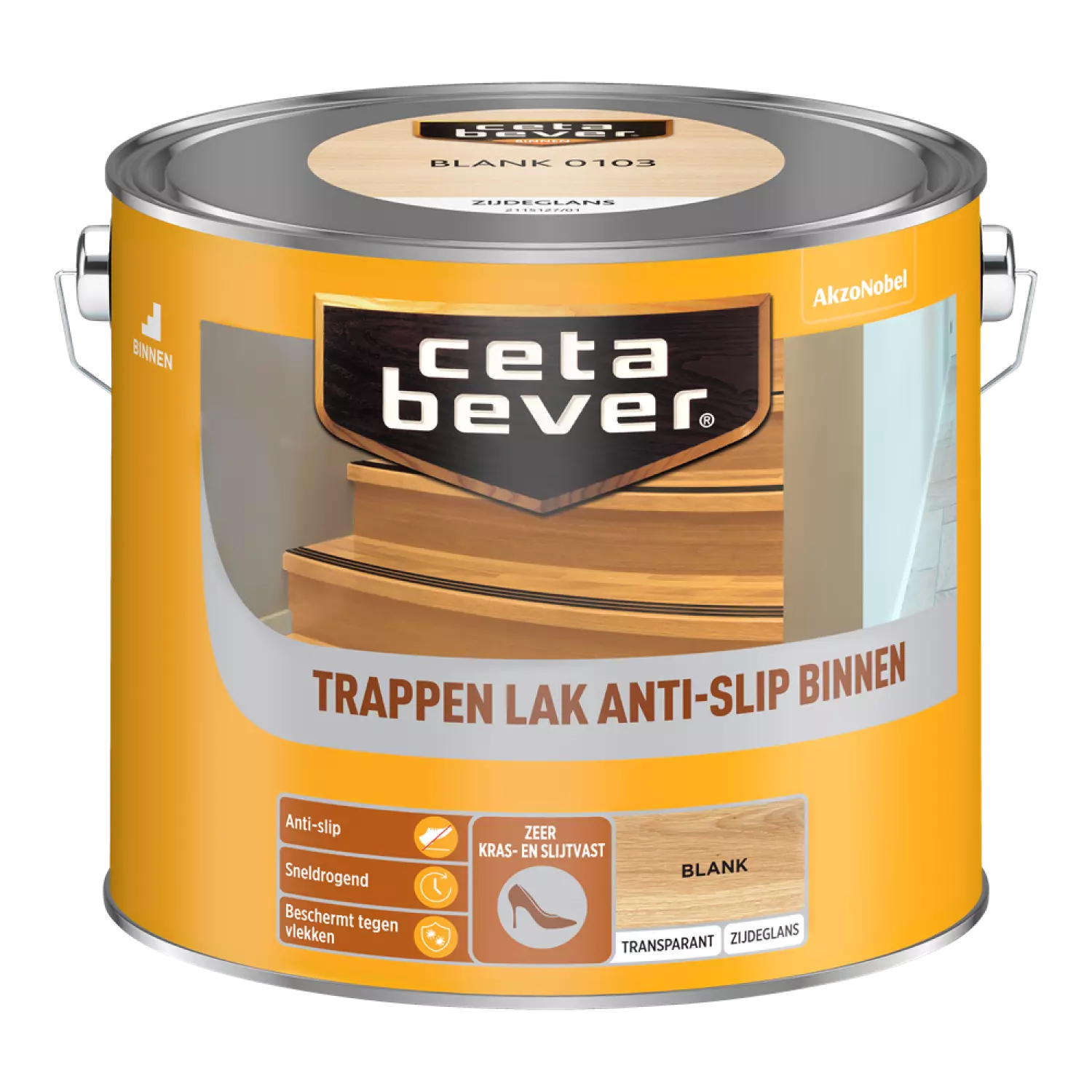 Cetabever Trappenlak Anti-Slip Transparant - Blank - 2,5L-image