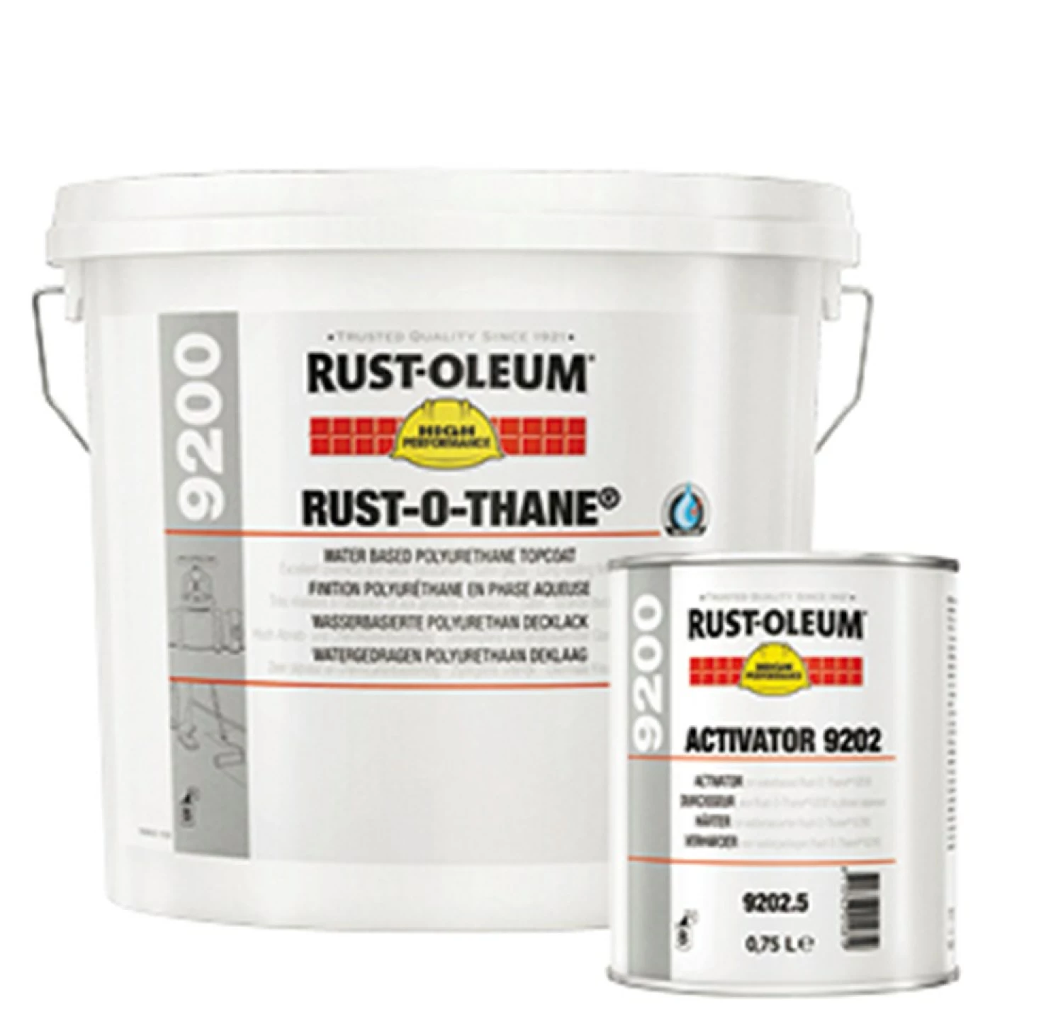 Rust-Oleum 9200 Rust-O-Thane - op kleur gemengd - 2,5L (Excl. Activator)-image
