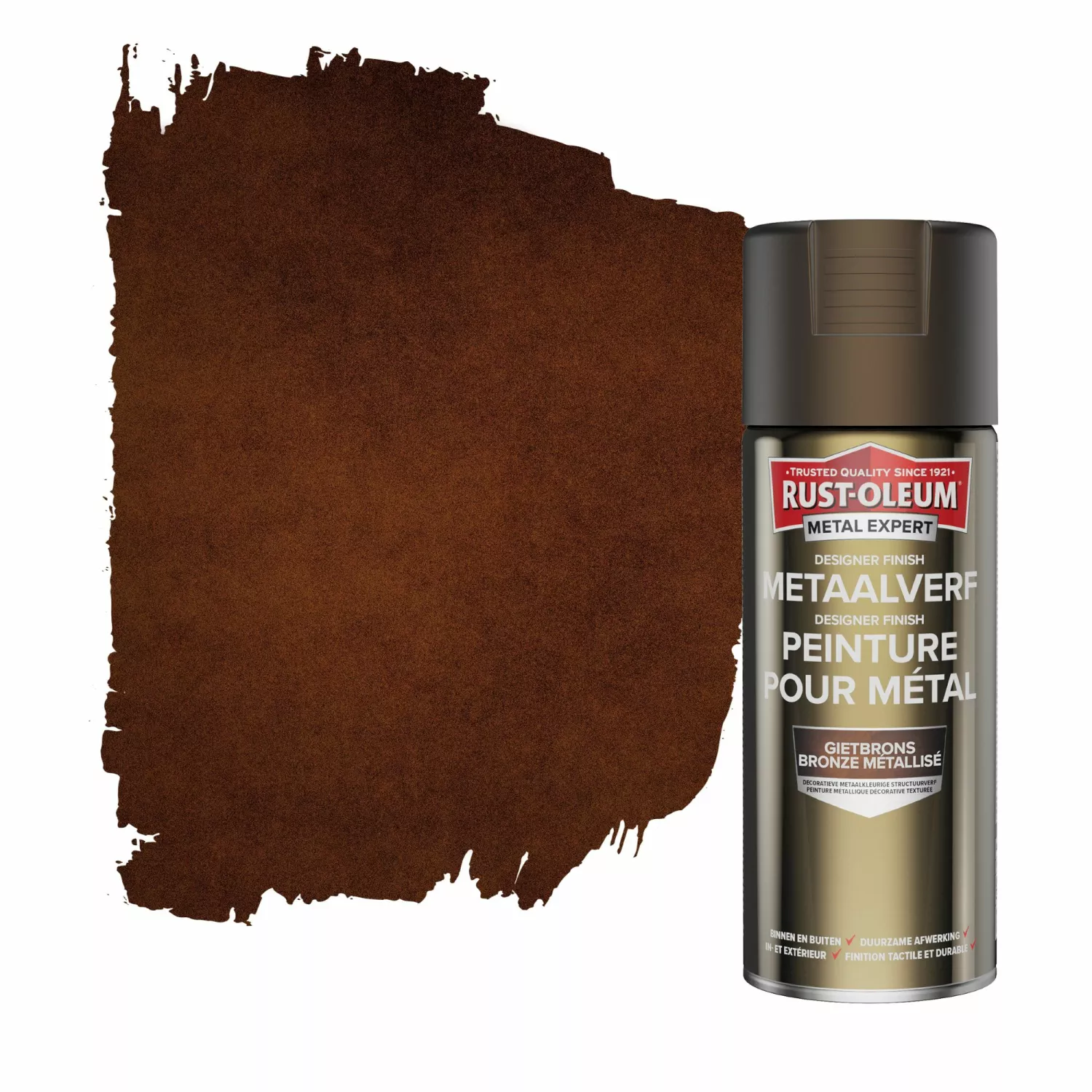 Rust-Oleum Designer Finish - gietbrons - 400ml-image