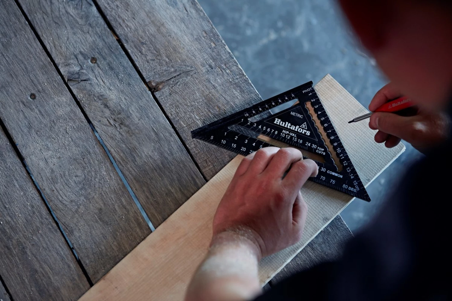 Hultafors MMRS Metric Rafter Square Meetdriehoek - 18 cm-image