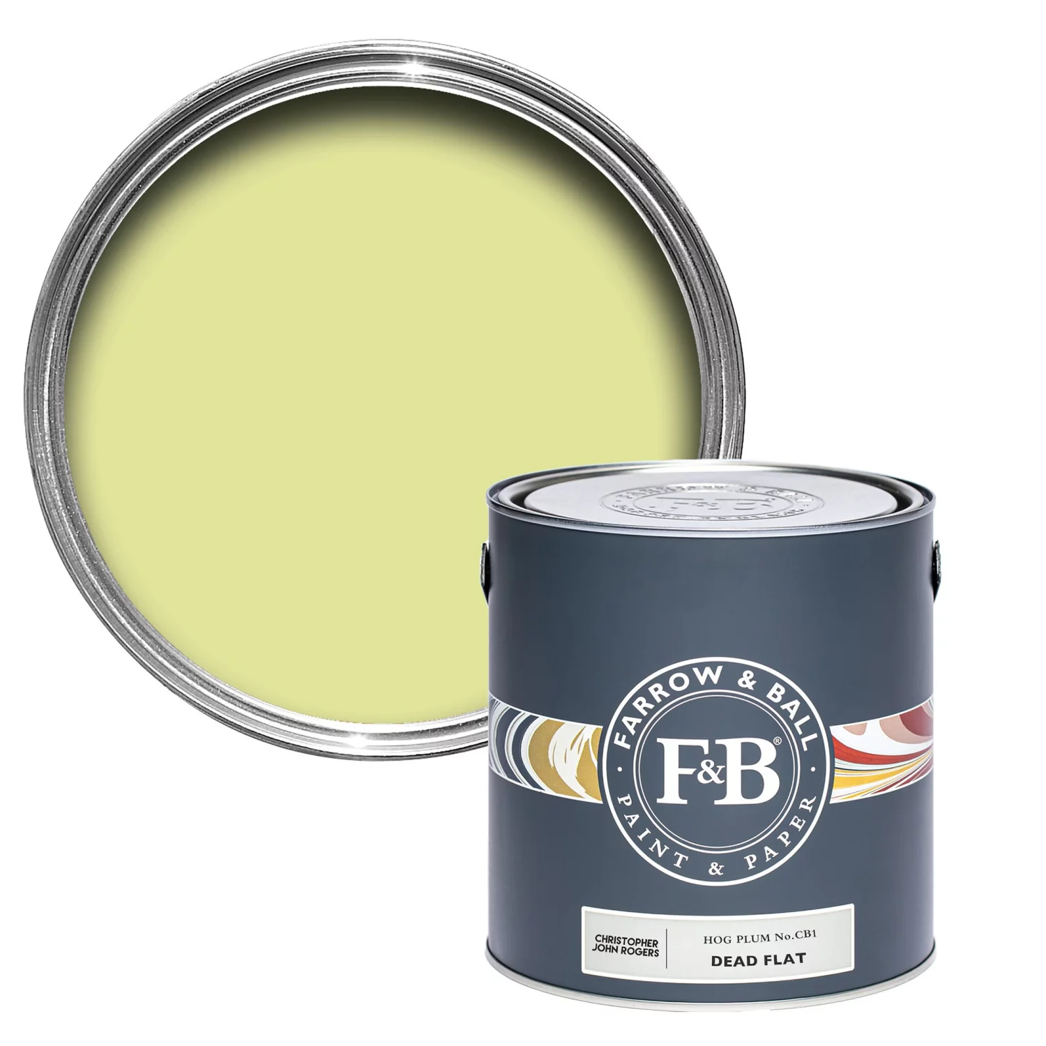 Farrow & Ball Flat Eggshell Hog Plum No.CB1 - 2,5L-image
