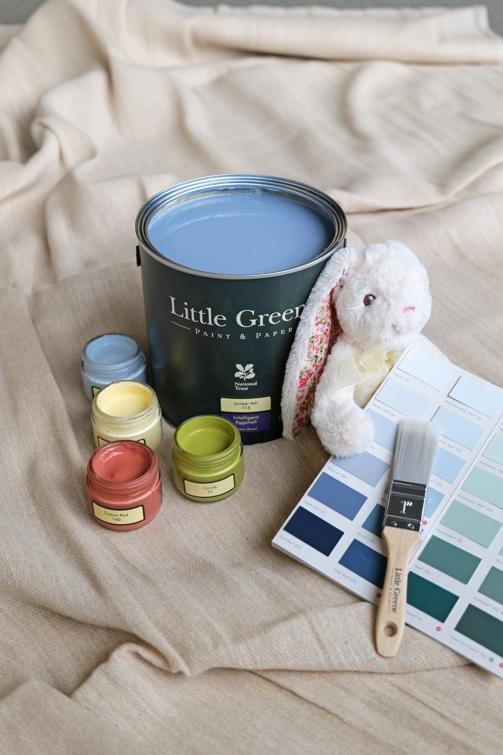 Little Greene Absolute Matt Emulsion - Juniper Ash No. 115 - 1L-image