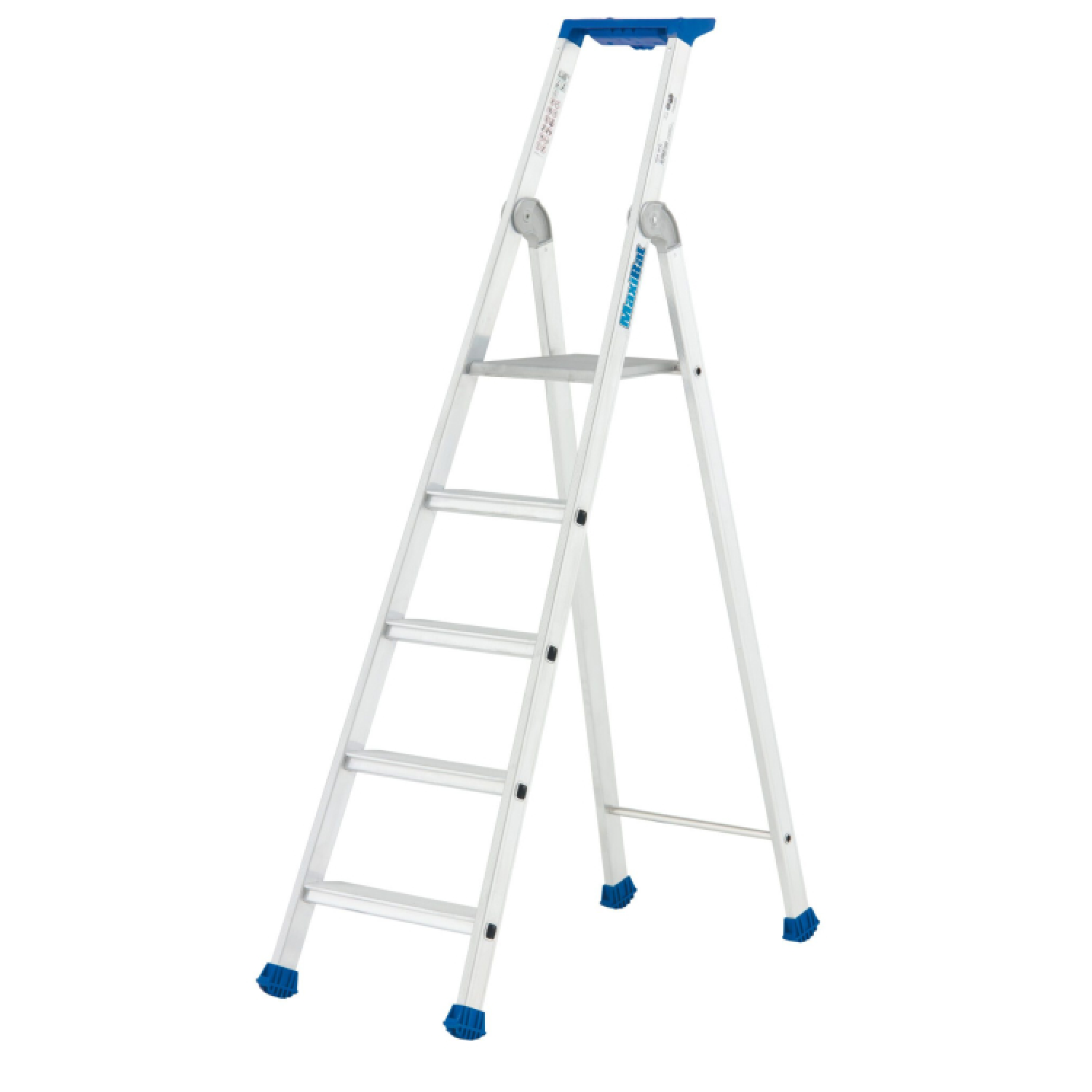 Little Jumbo 1223750105 Maxibat 2375 Trap - Enkel - Aluminium - 1 x 5 treden - max. werkhoogte 3,12m-image