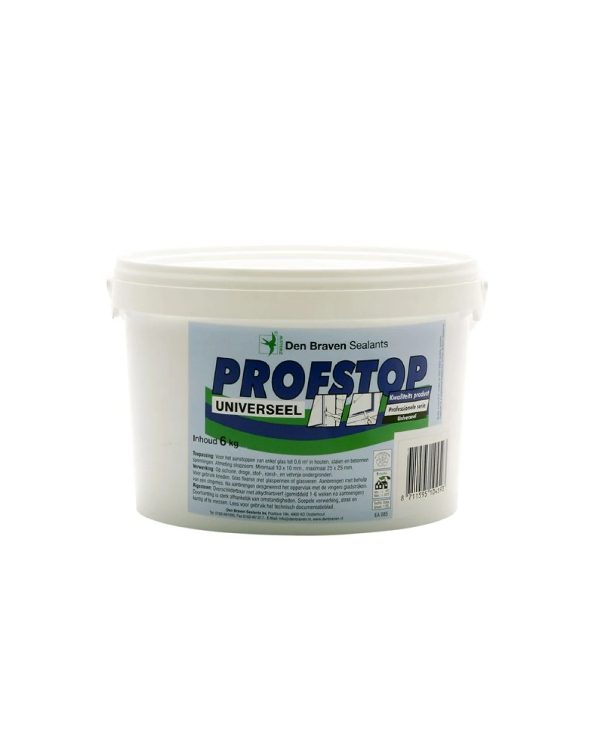 Zwaluw Den Braven 210054 Profstop Universal Stoppasta - Naturel - 6kg-image