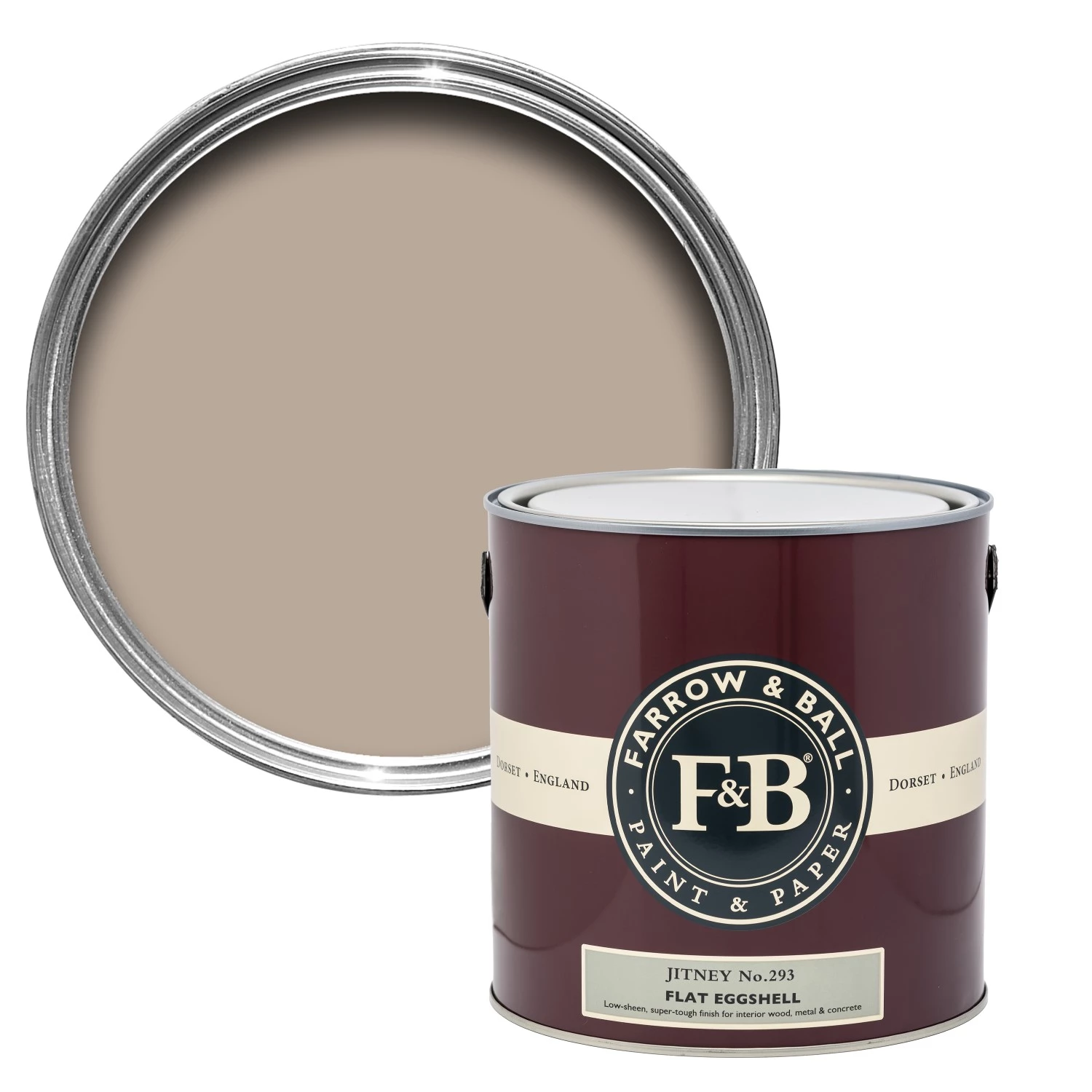 Farrow & Ball Flat Eggshell Jitney No.293 - 750ml-image