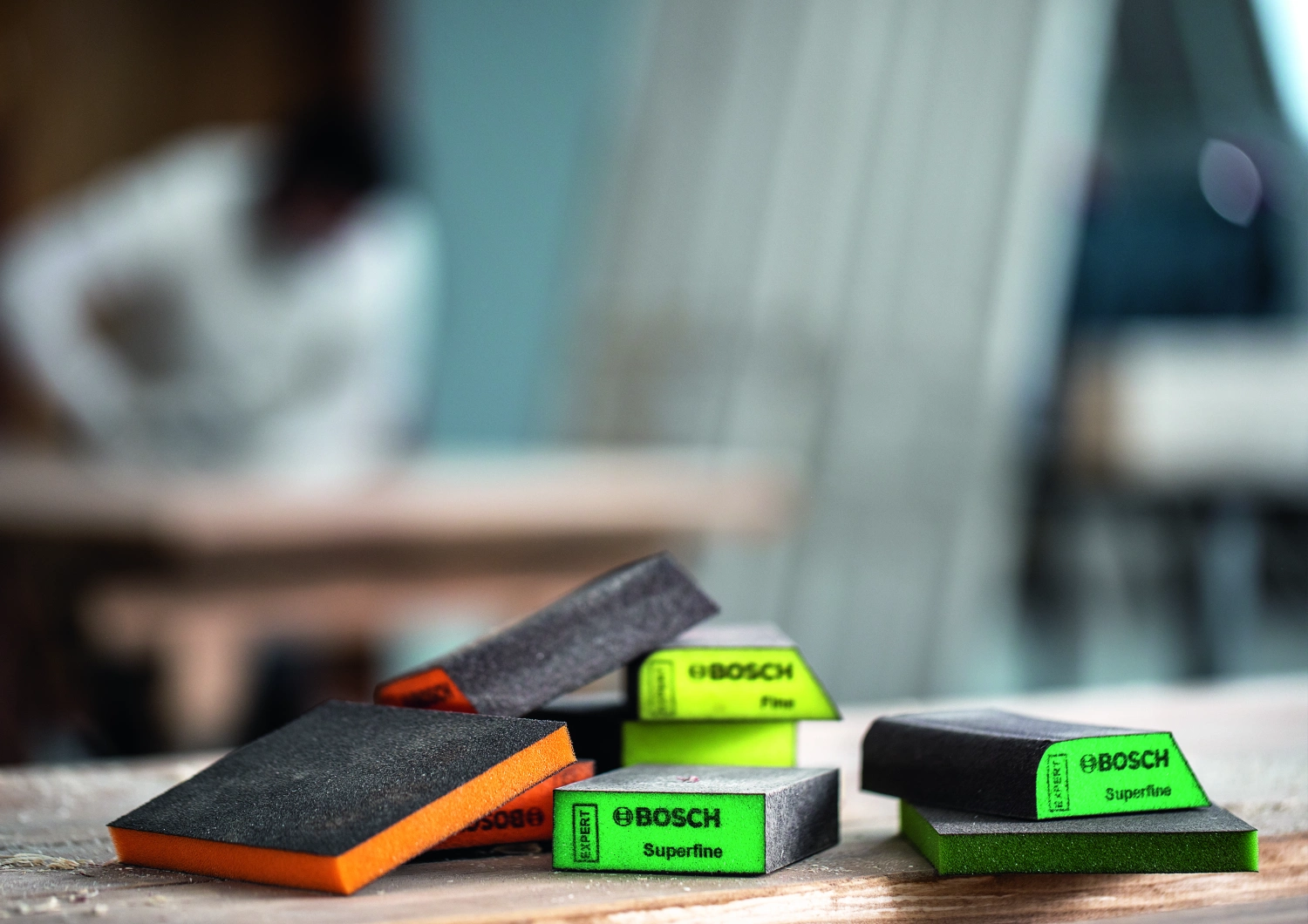 Bosch 2608901175 EXPERT 3-delige schuursponzenset S471, Best for Flats & Edges, 69 x 97 x 26mm-image