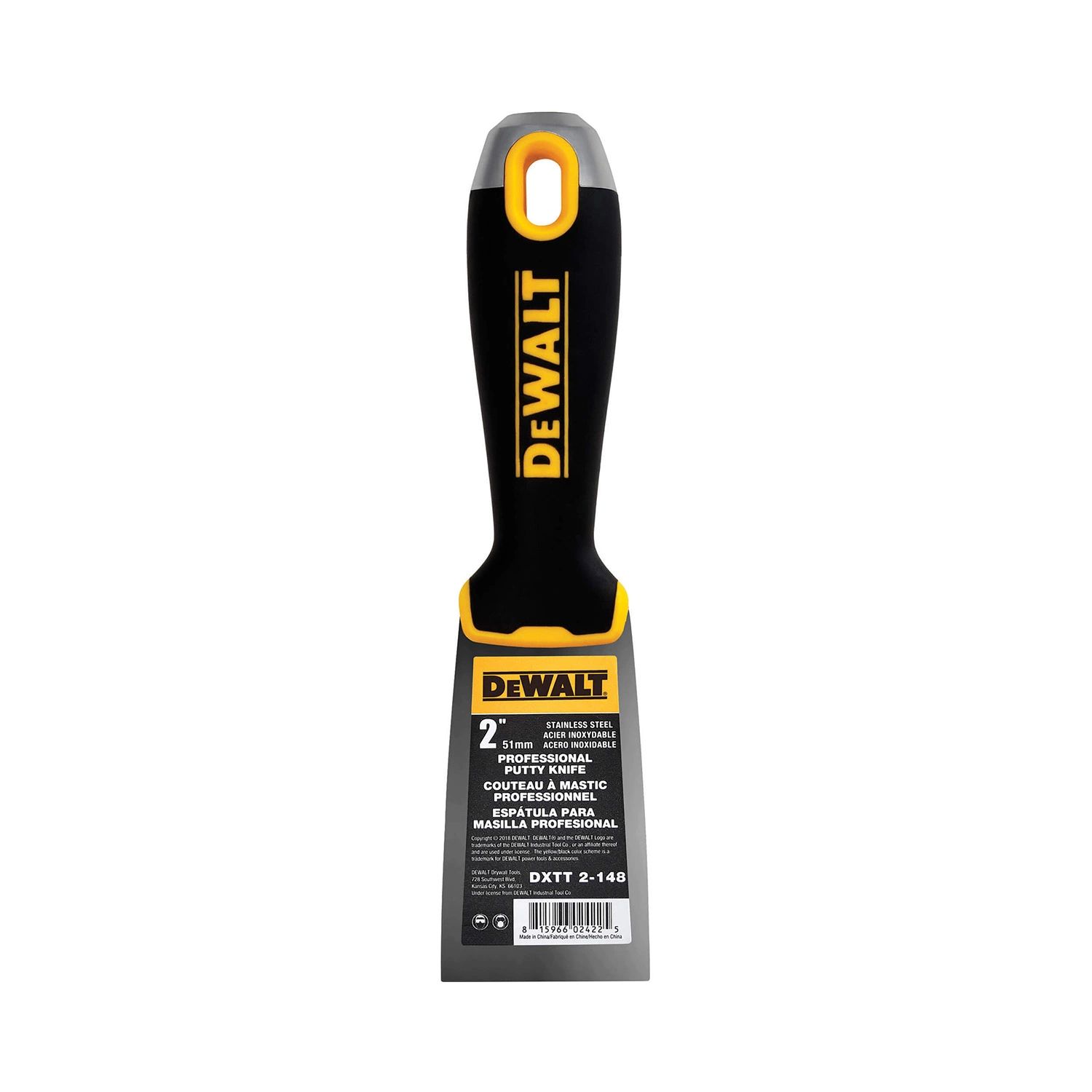 DeWalt Plamuurmes RVS Softgrip 2" (51 mm)-image