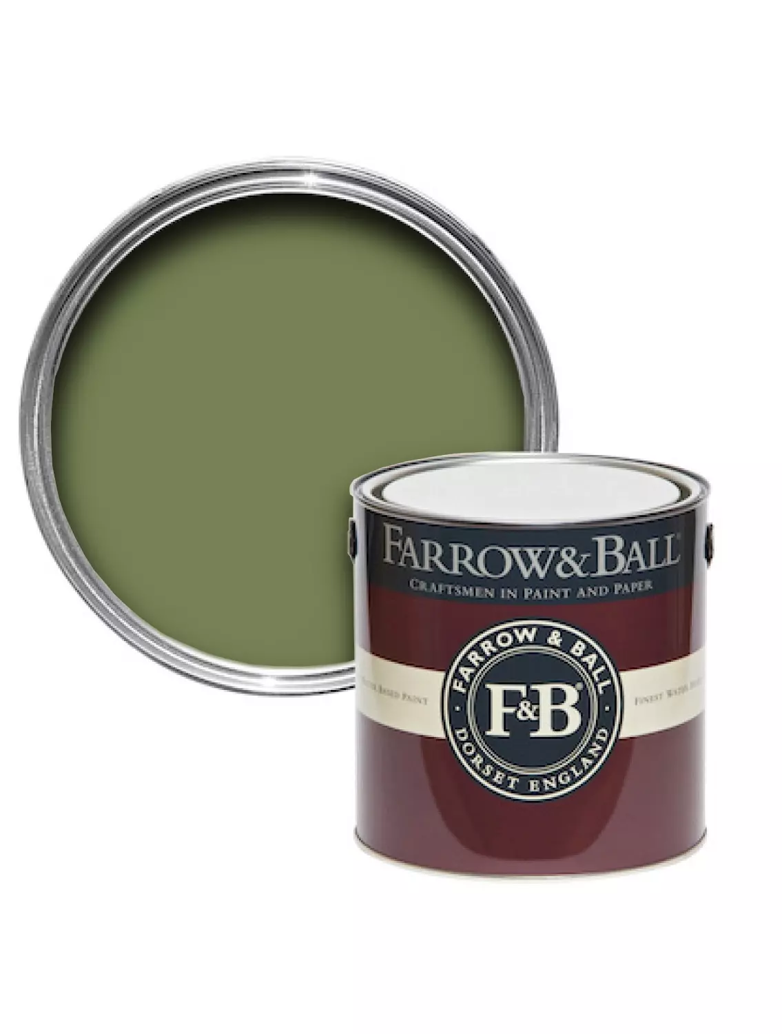 Farrow & Ball Casein Distemper Sap Green No. 199 - 2,5L-image