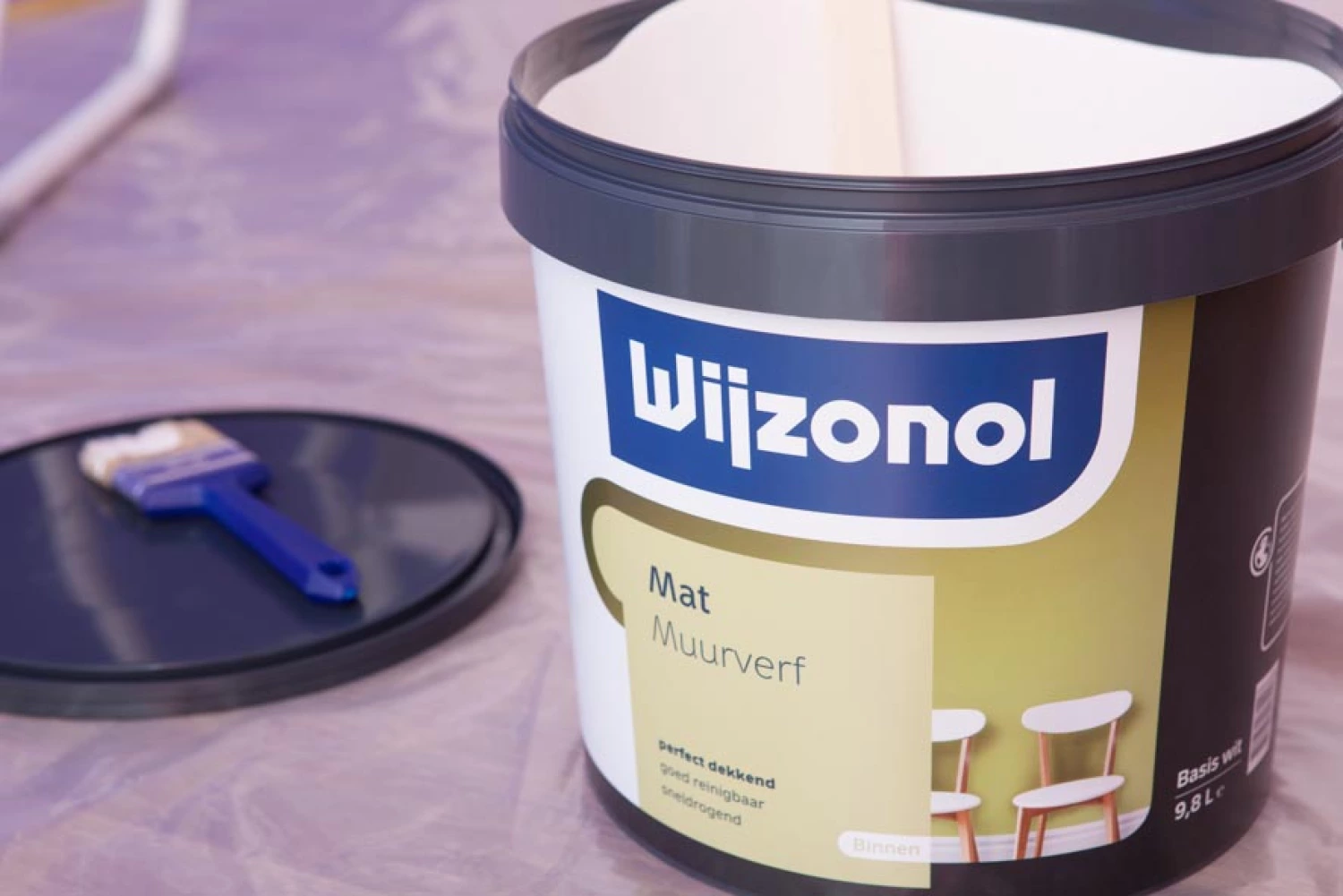 Wijzonol Muurverf Mat - op kleur gemengd - 10L-image
