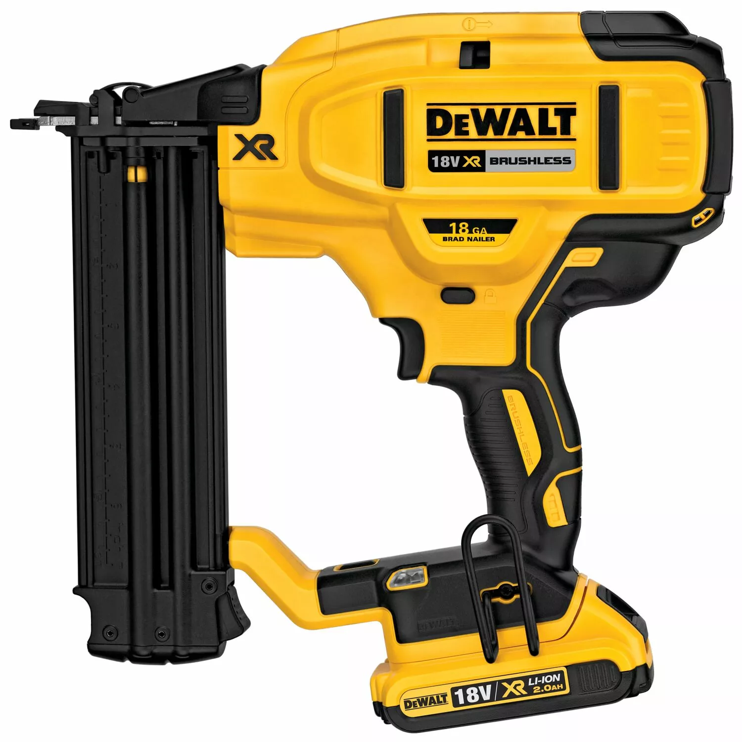 DeWALT DCN680NT-XJ 18V Li-ion XR accu afwerktacker body in TSTAK - 15-54mm - 18 Gauge - koolborstelloos-image