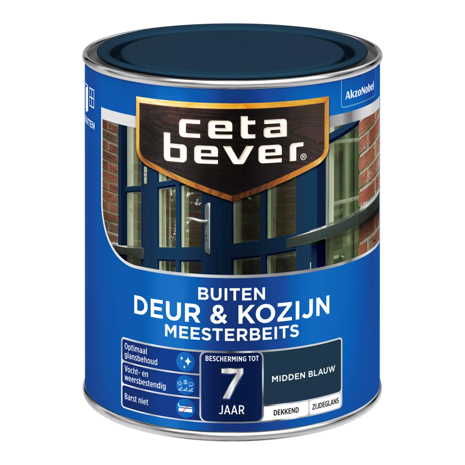 Cetabever Meesterbeits Deur En Kozijn Dekkend - Midden Blauw - 0,75L-image