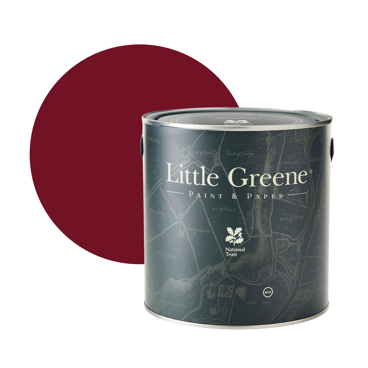 Little Greene Intelligent Floor Paint - Theatre Red No. 192 - 2,5L-image