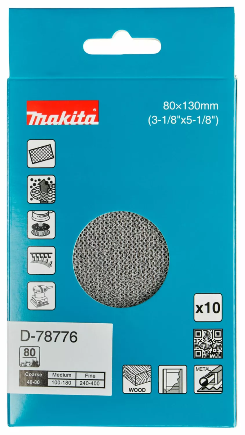 Makita D-78776 Schuurnet -  80x130mm K80-image