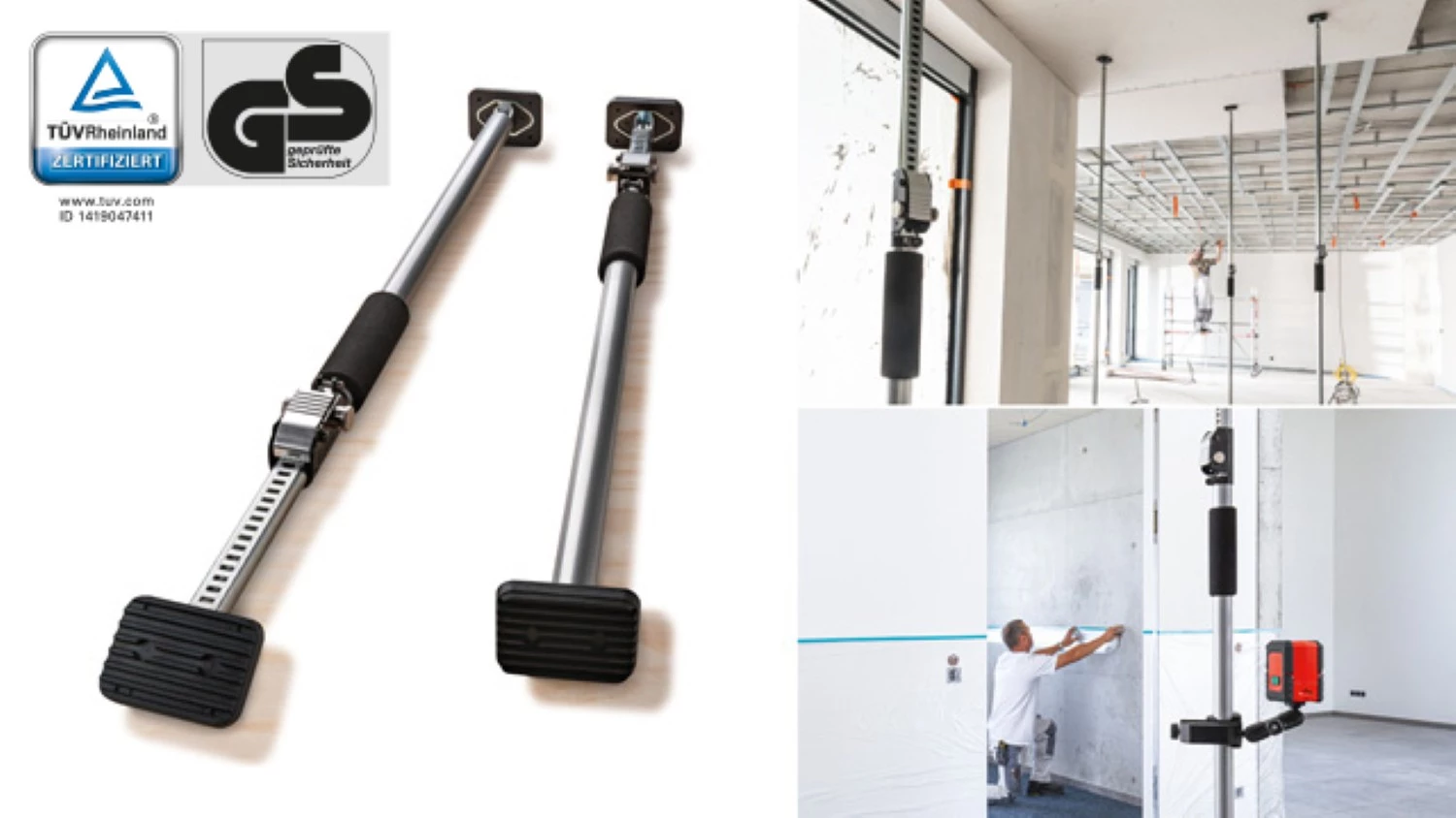 Bessey ST290 Plafond- en montagesteun - 1600-2900mm - 50kg-image
