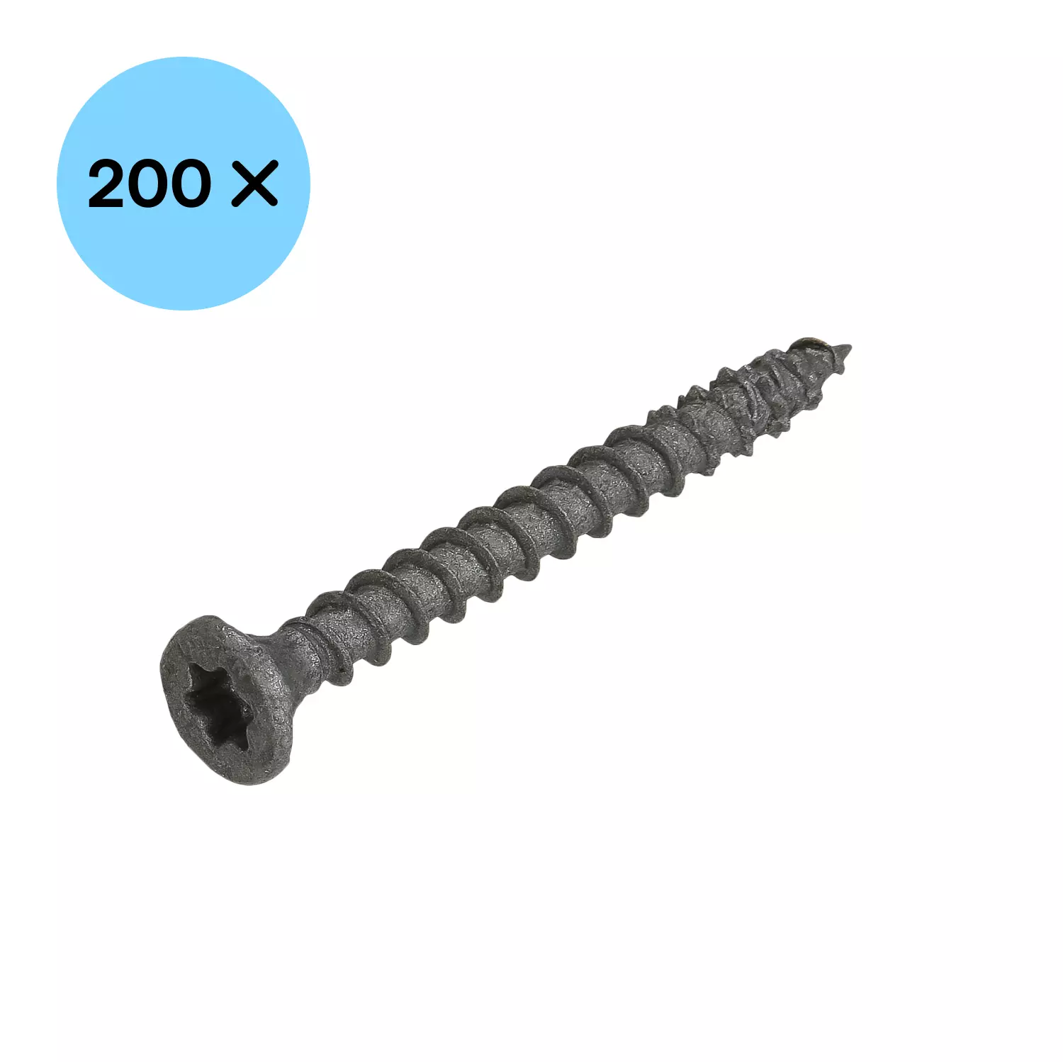 DynaPlus 0281.08.17401 Unischroef - TX15 - 3.5 x 35mm - Platkop - Voldraad - Gecoat (200st)-image