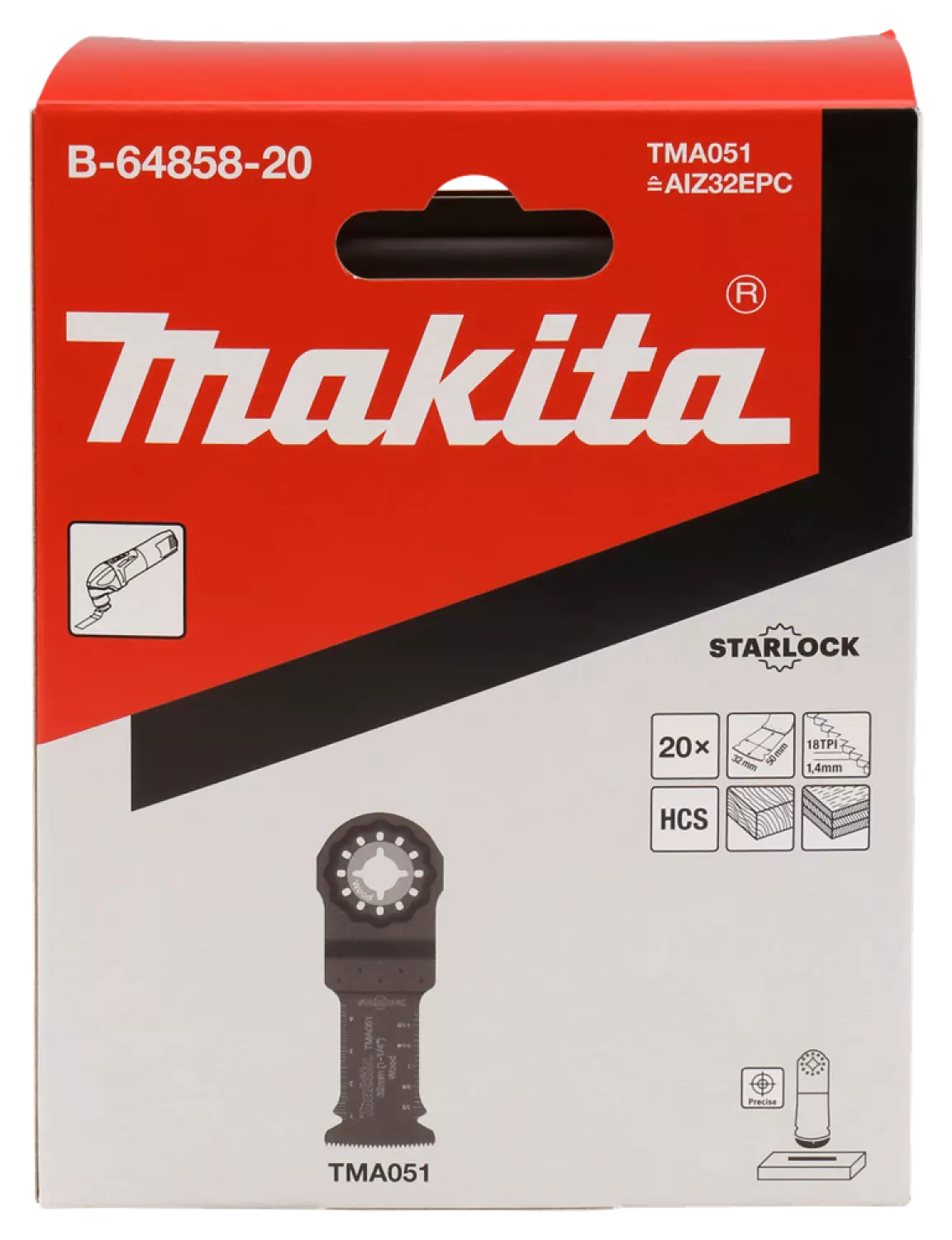 Makita TMA051 Bi-metalen invalzaagblad - 32mm (20st)-image