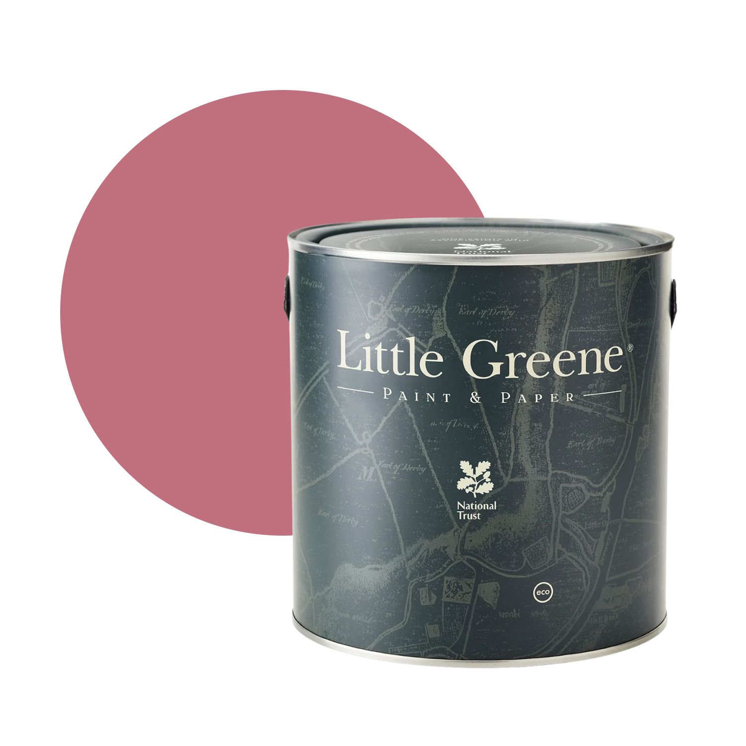 Little Greene Intelligent Satin - Carmine No. 189 - 1L-image
