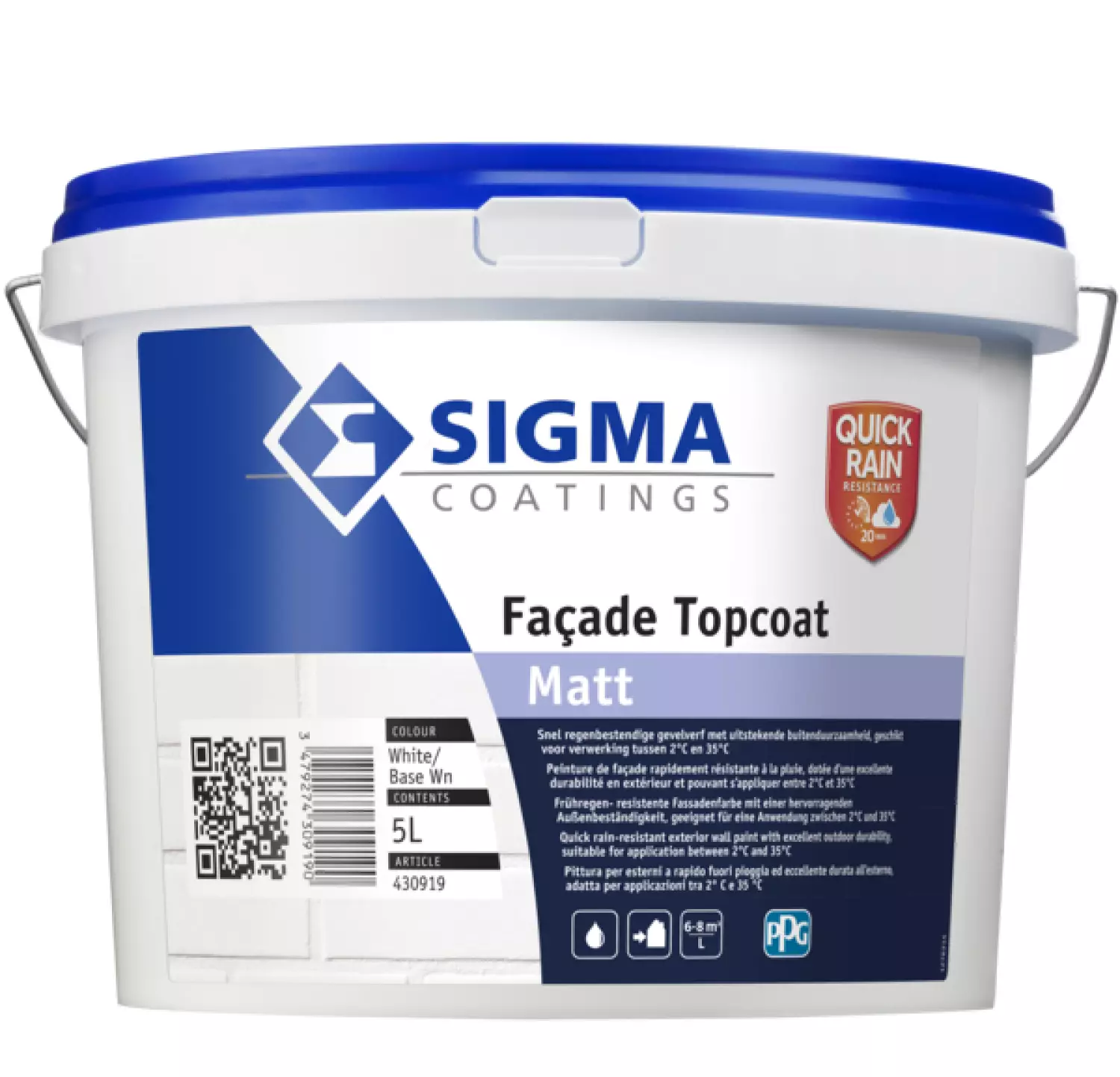 Sigma Facade Topcoat Matt - 5L-image