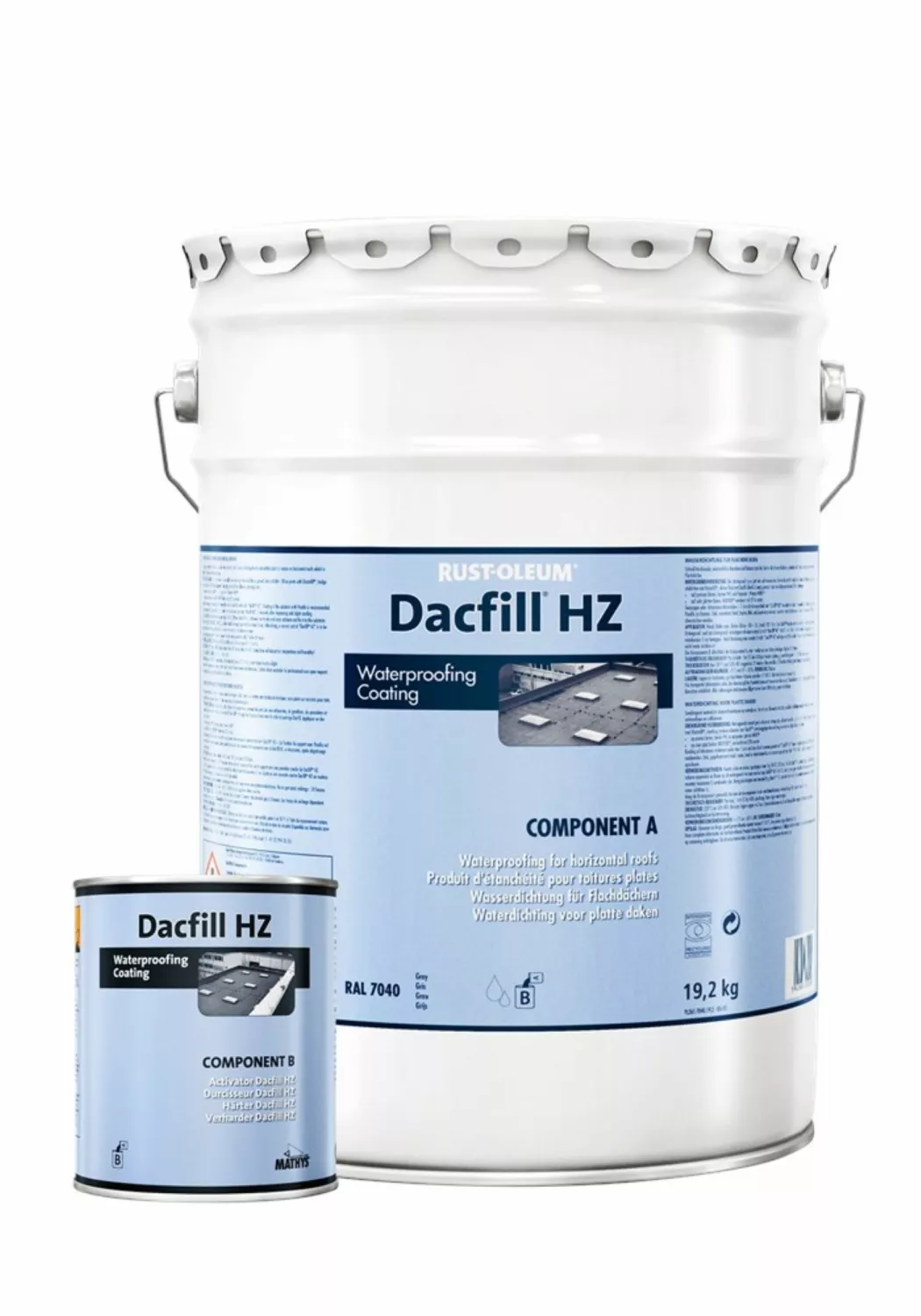 Rust-Oleum Dacfill Hz - Ral 7040 venstergrijs - 19,2 Kg-image