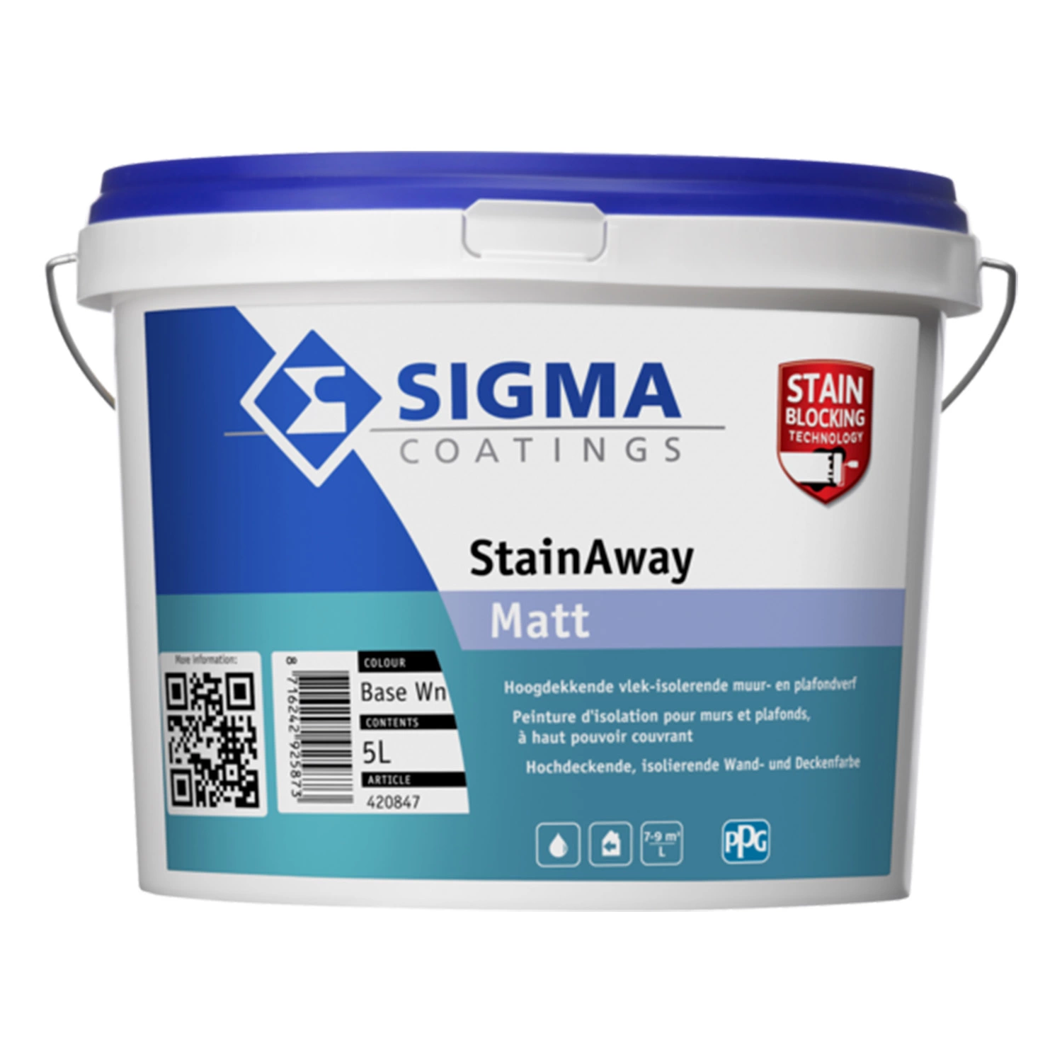 Sigma Stainaway Matt - op kleur gemengd - 5 L-image