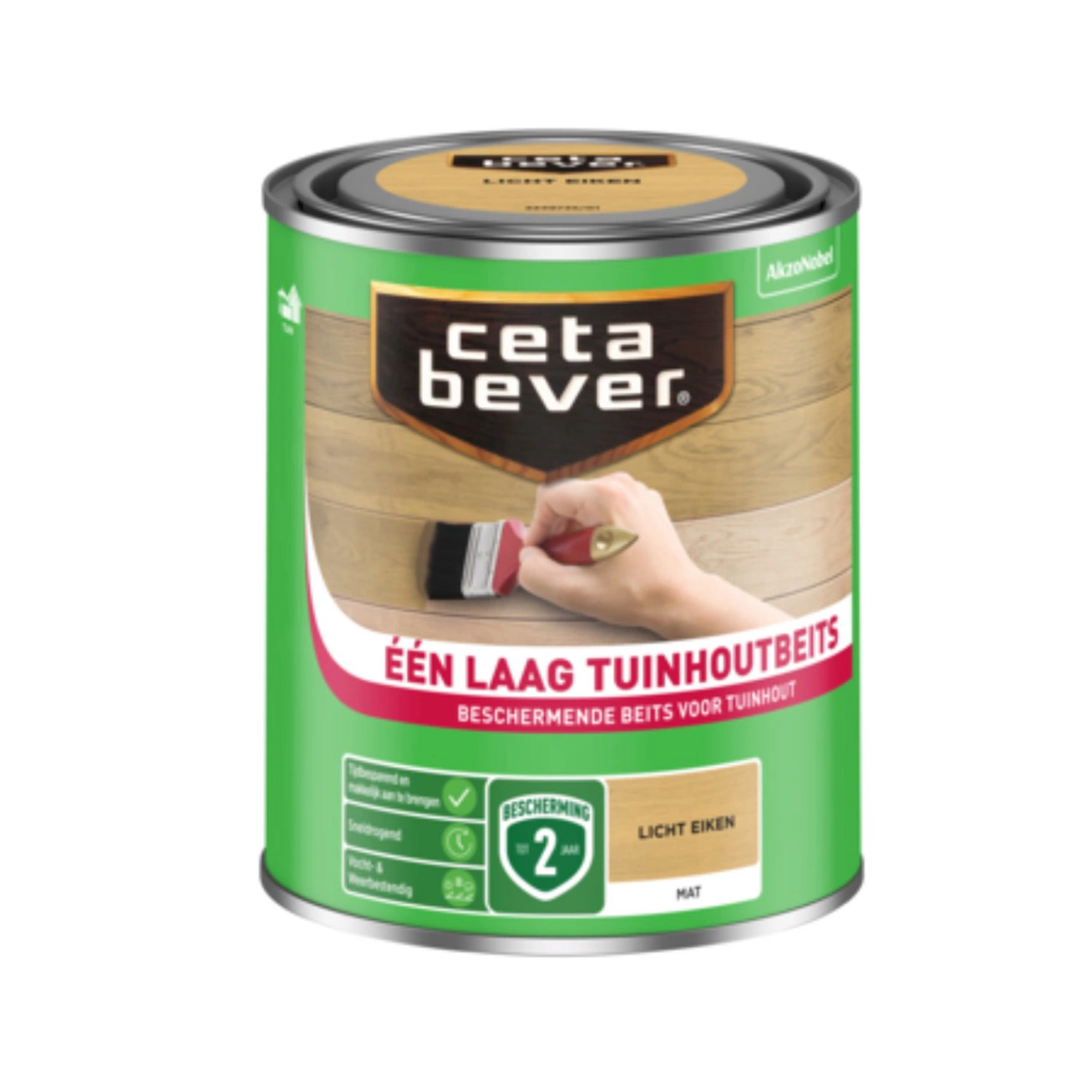 Cetabever Een Laag Tuinbeits - licht eiken - 0,75L-image