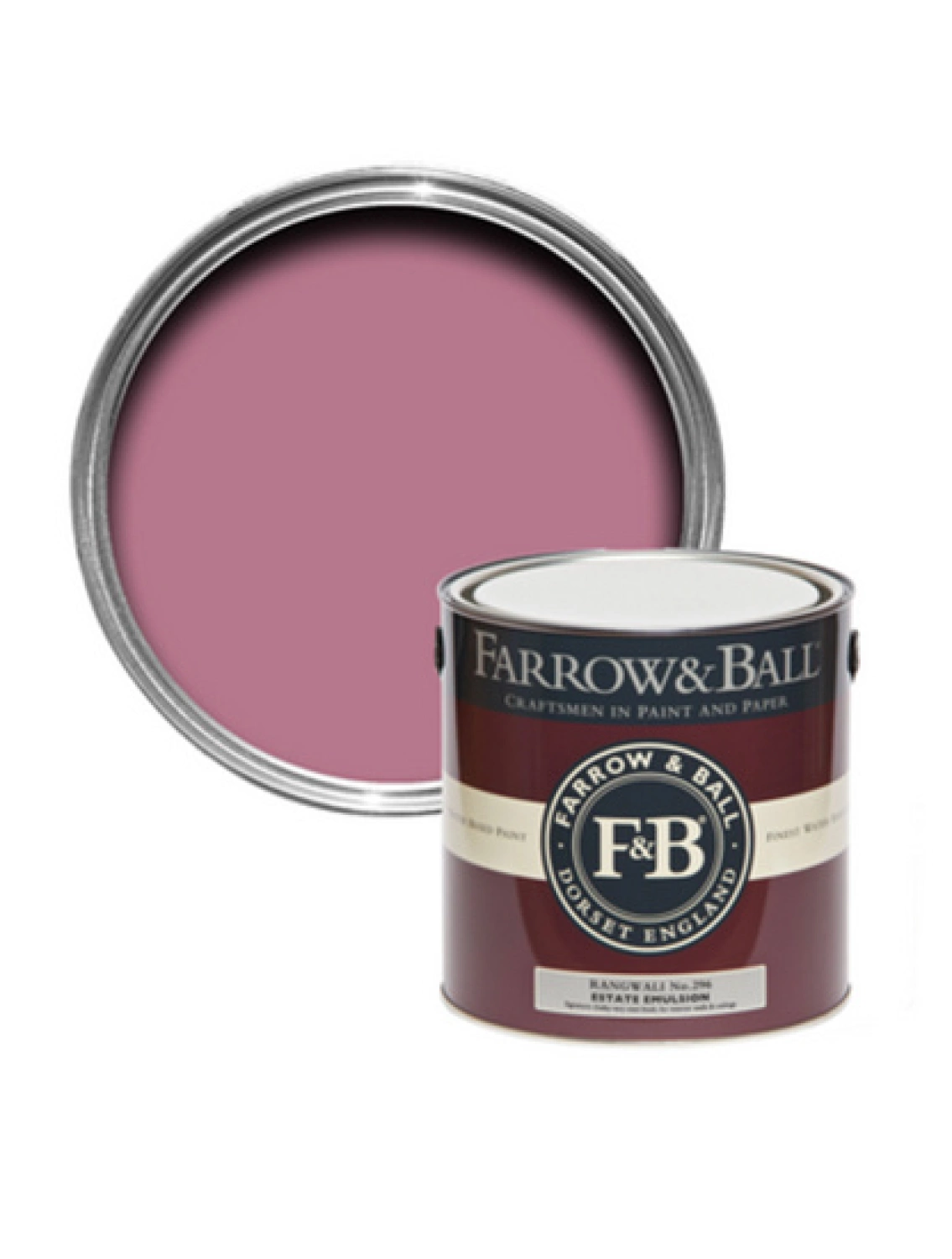 Farrow & Ball Flat Eggshell Rangwali No.296 - 5L-image